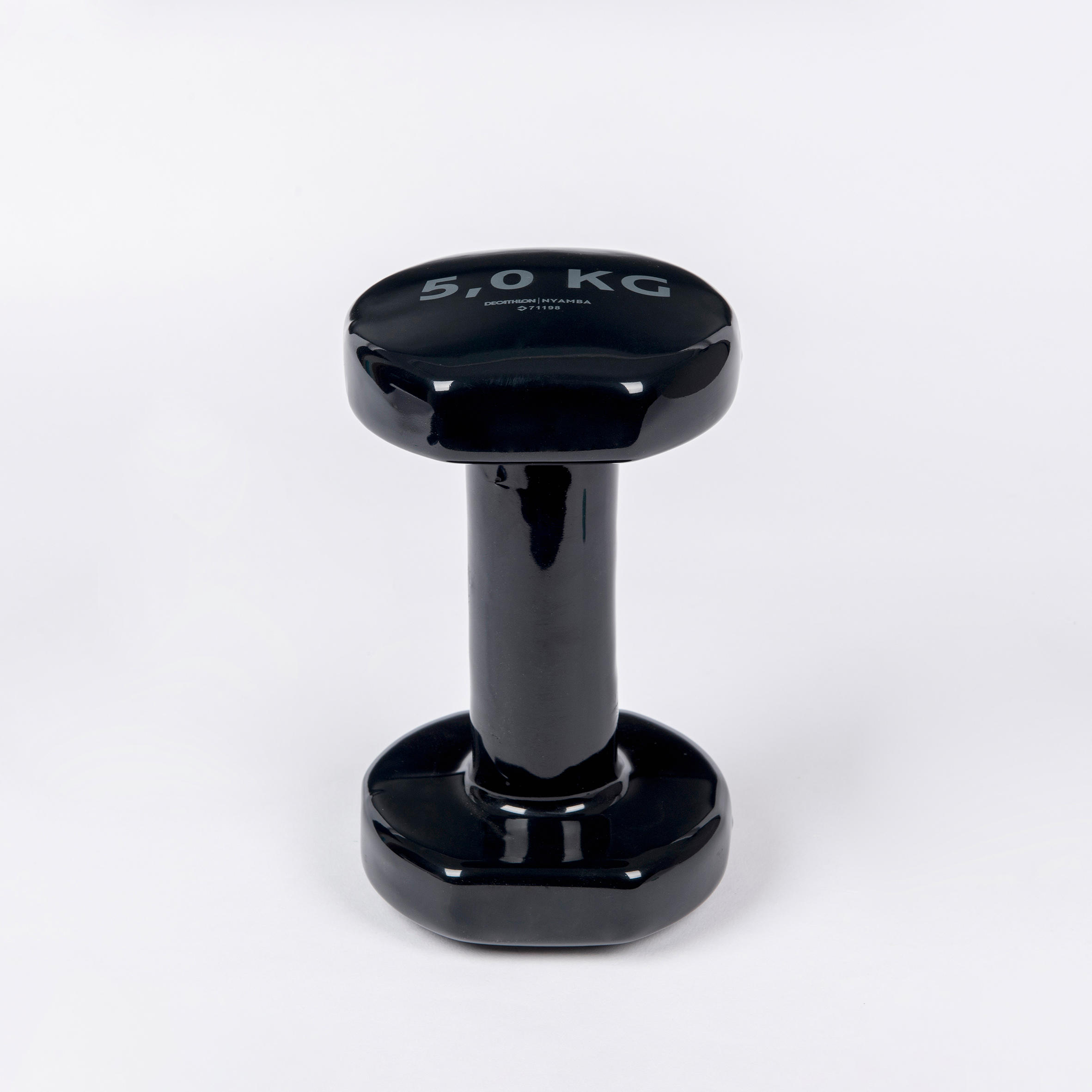 Fitness 5 kg Dumbbells Twin-Pack - Black