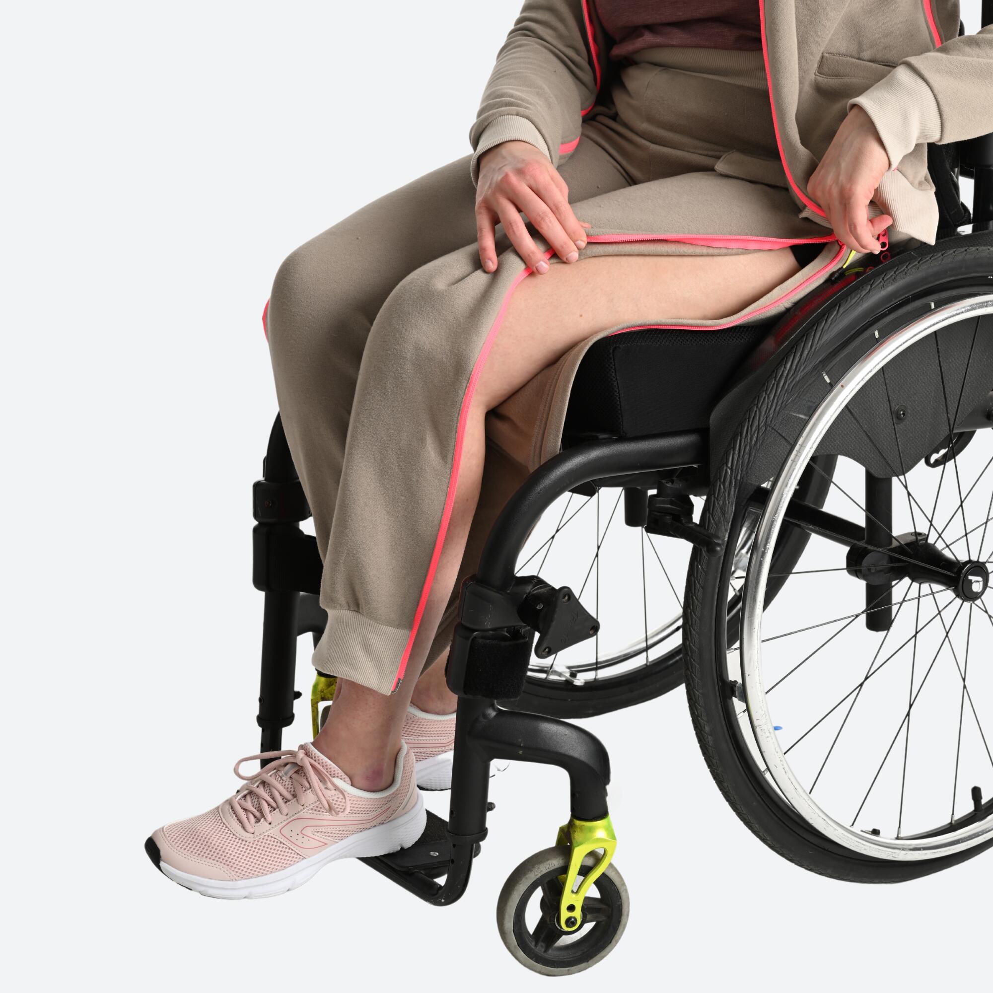 Women's Easy Dressing Zip-Up Bottoms - Beige