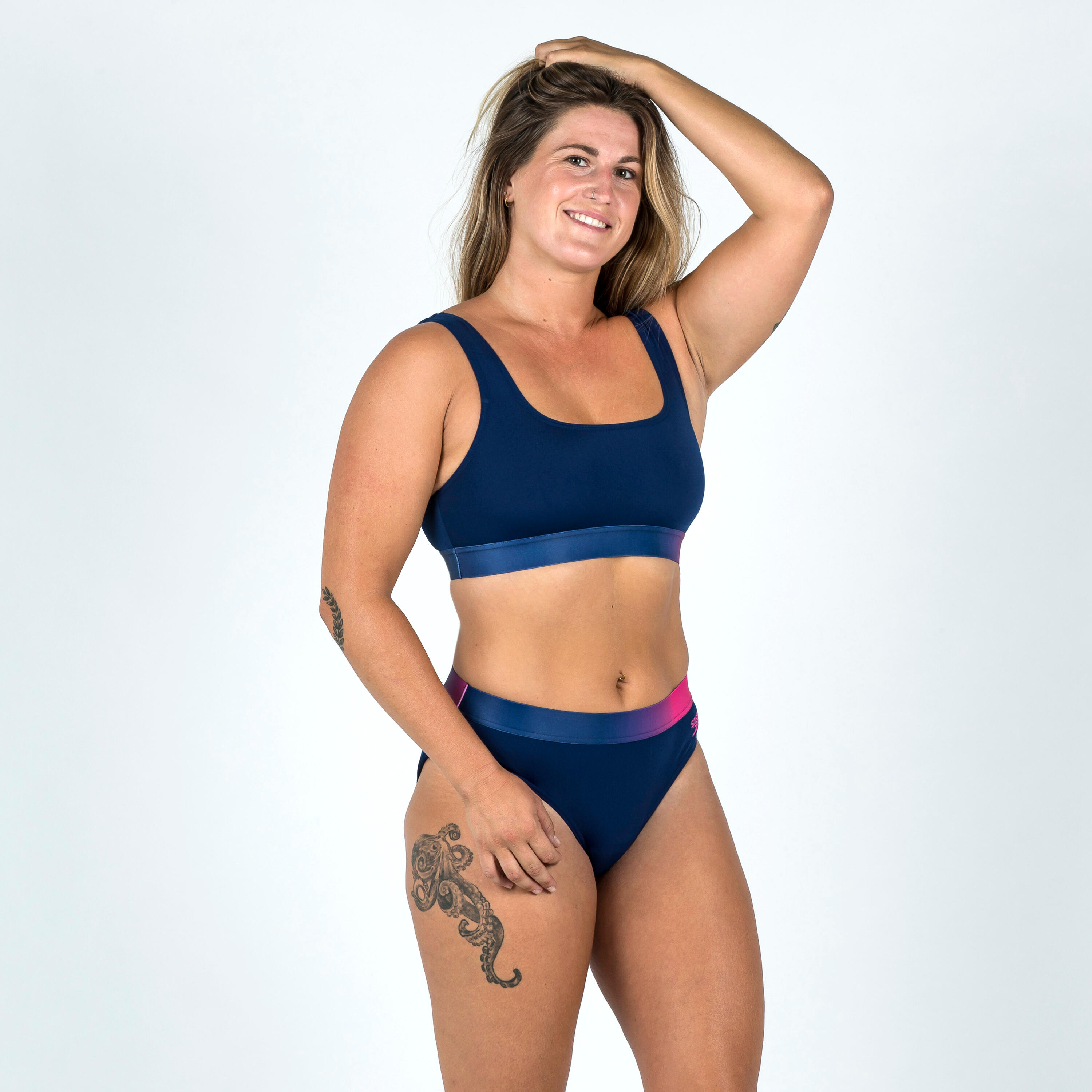 Women's Swimsuit Bottoms SPEEDO Navy Pink