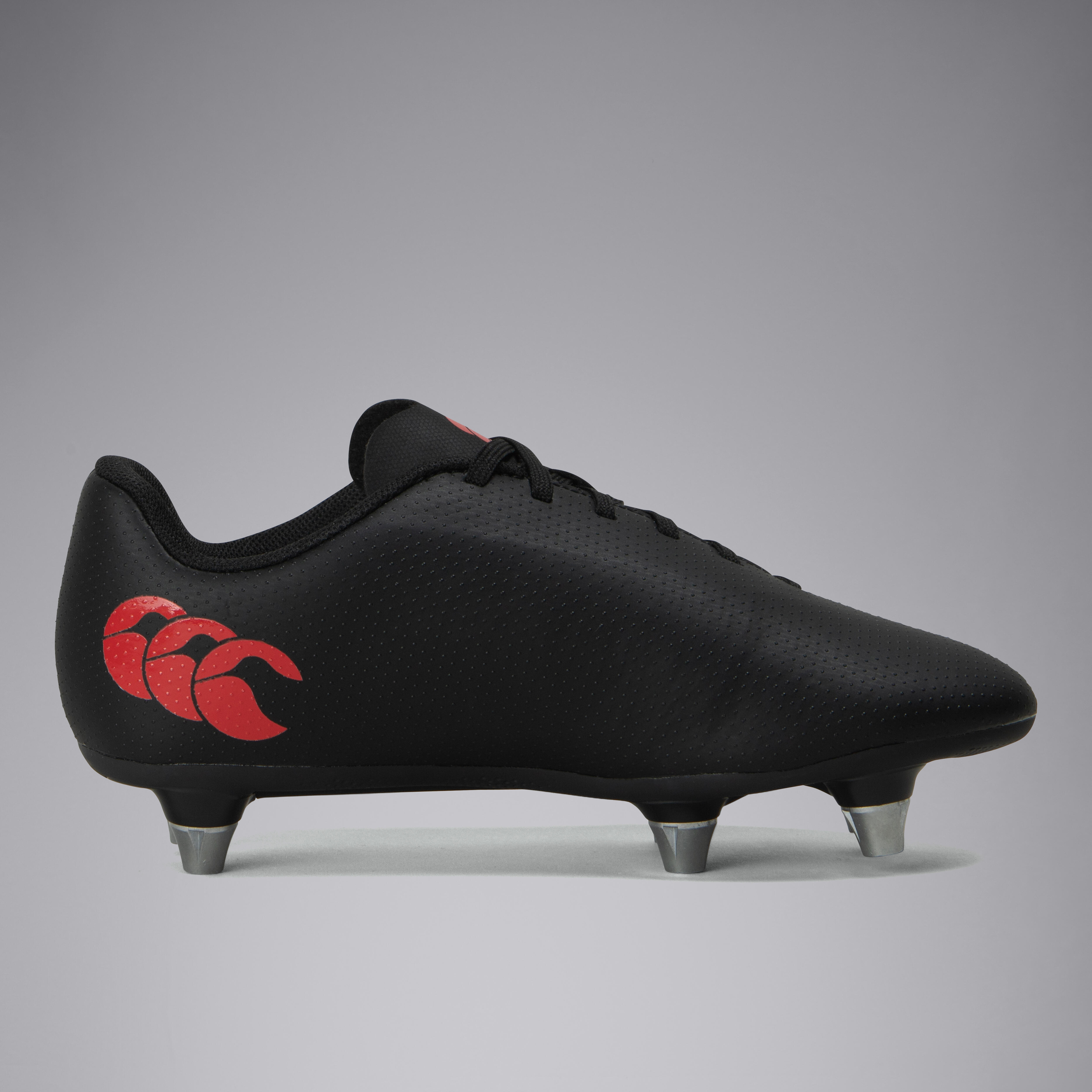 Kids Rugby Boots with Screw-In Studs Speed Raze - Black