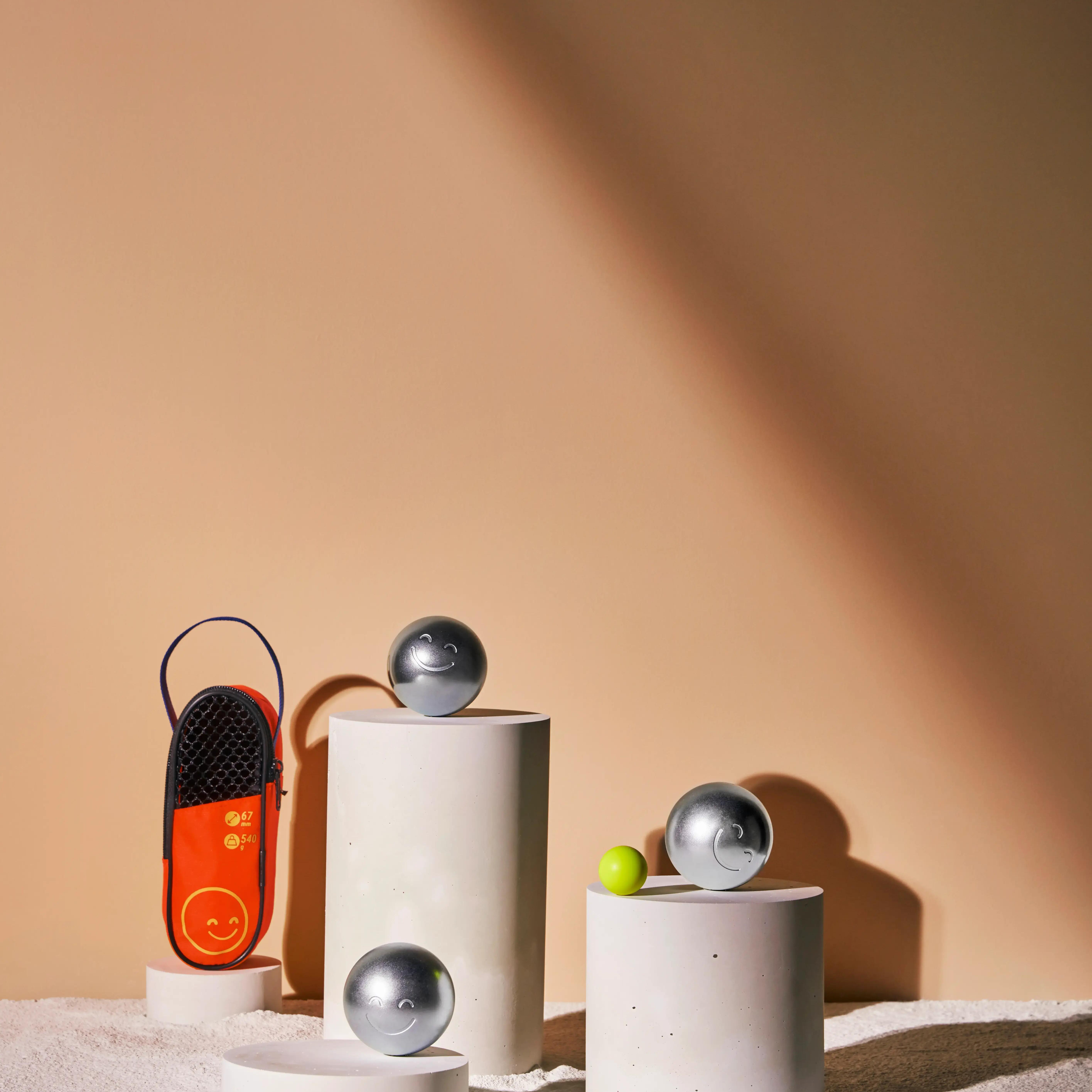 Set of 3 Kids' Recreational Petanque Boules 500