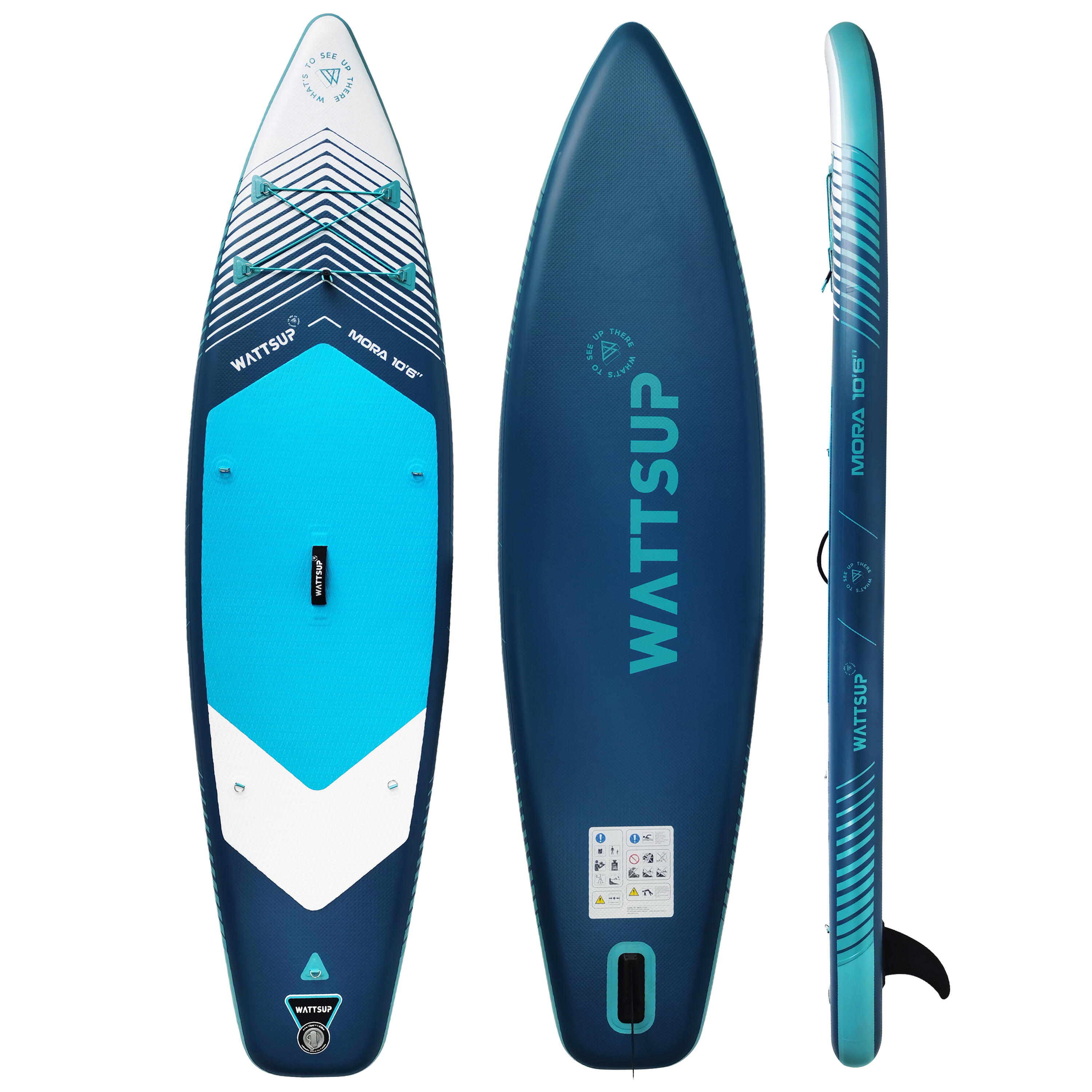 Inflatable SUP Pack (board  pump  paddle) Wattsup Mora 10'6 32