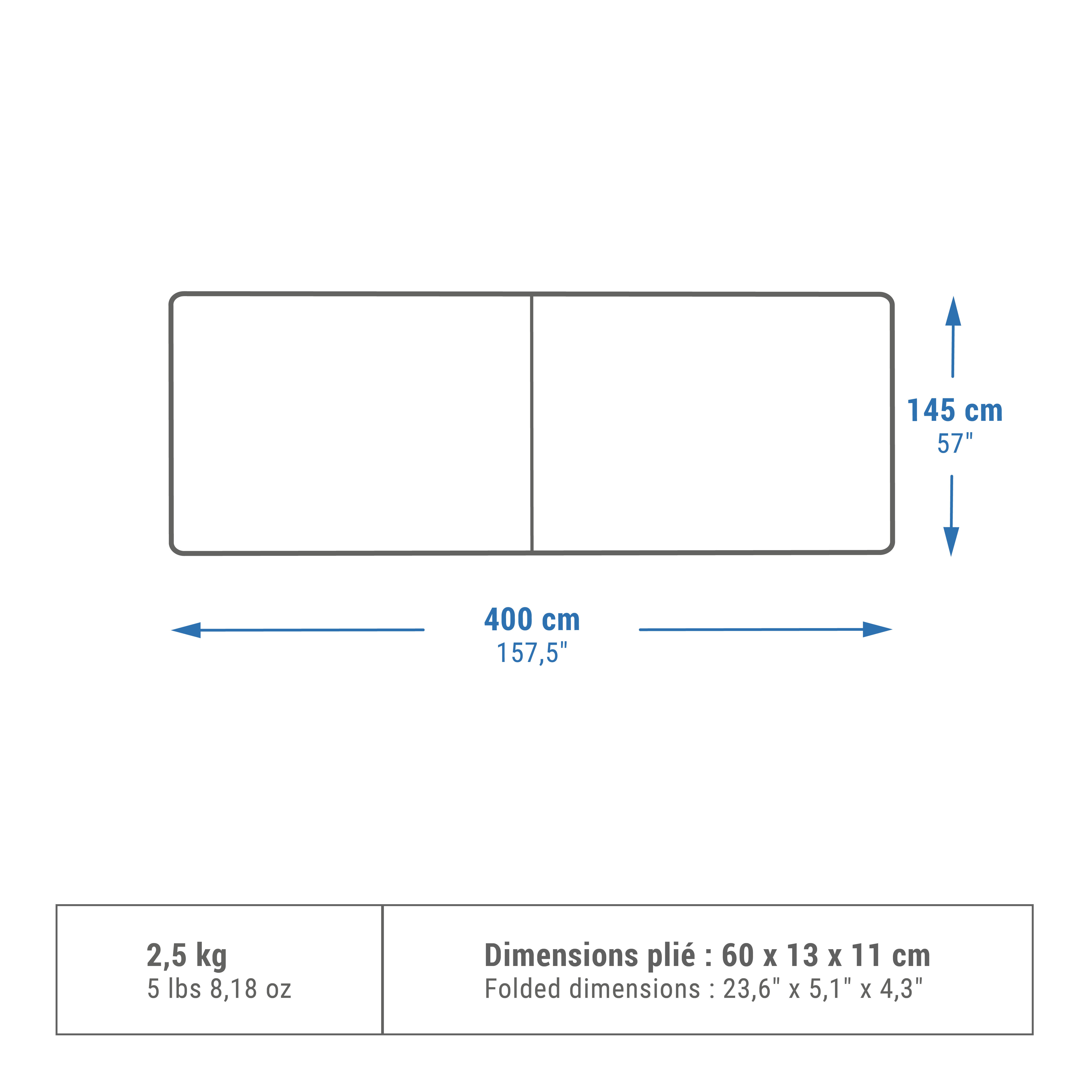 CAMPING WINDBREAK - 4 x 1.45 METRES - 6 PERSON