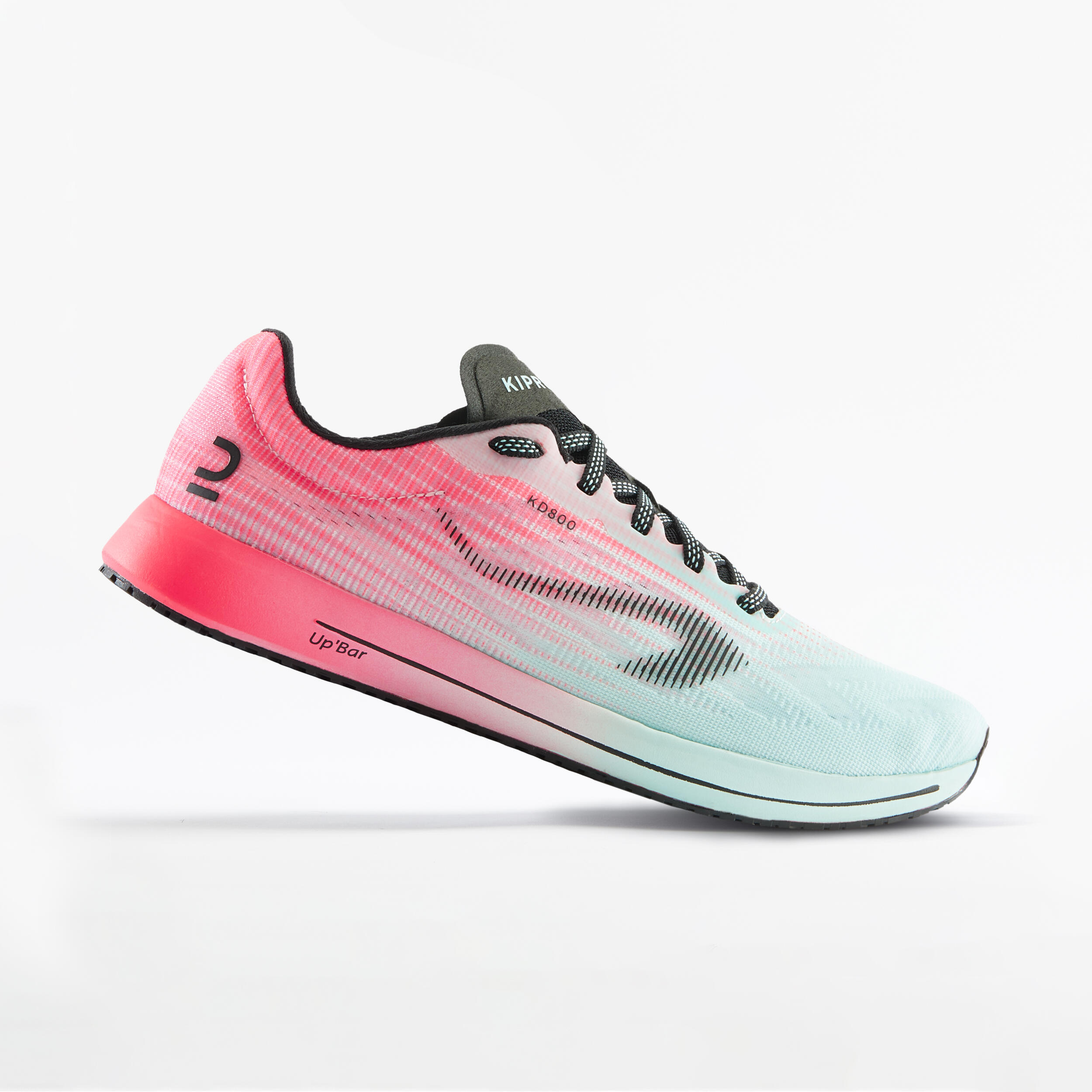 KIPRUN KD 800 WOMEN'S RUNNING SHOES - GREEN/PINK