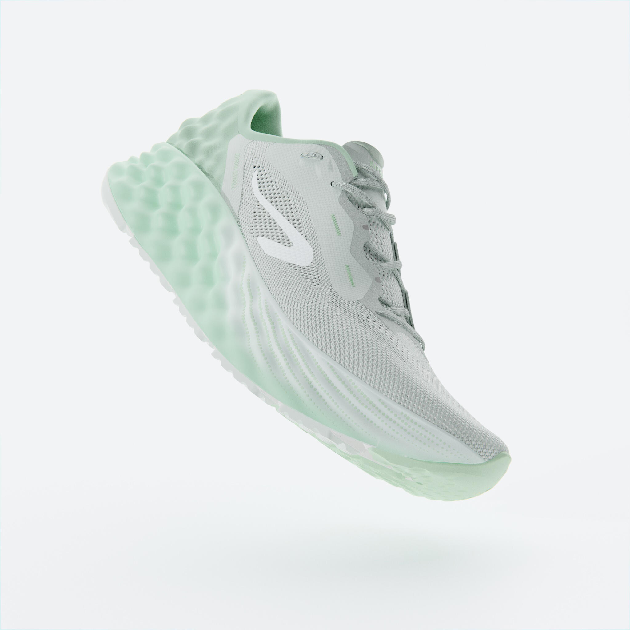 WOMEN'S KIPRUN KS900 2 RUNNING SHOES - GREEN GREY