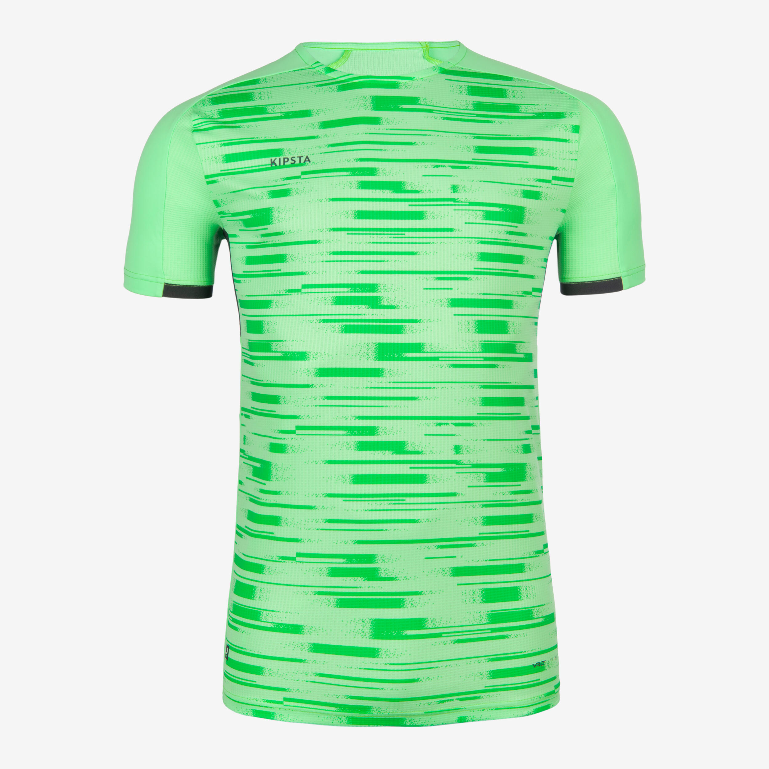 Short-Sleeved Football Shirt Viralto PXL - Green & Black