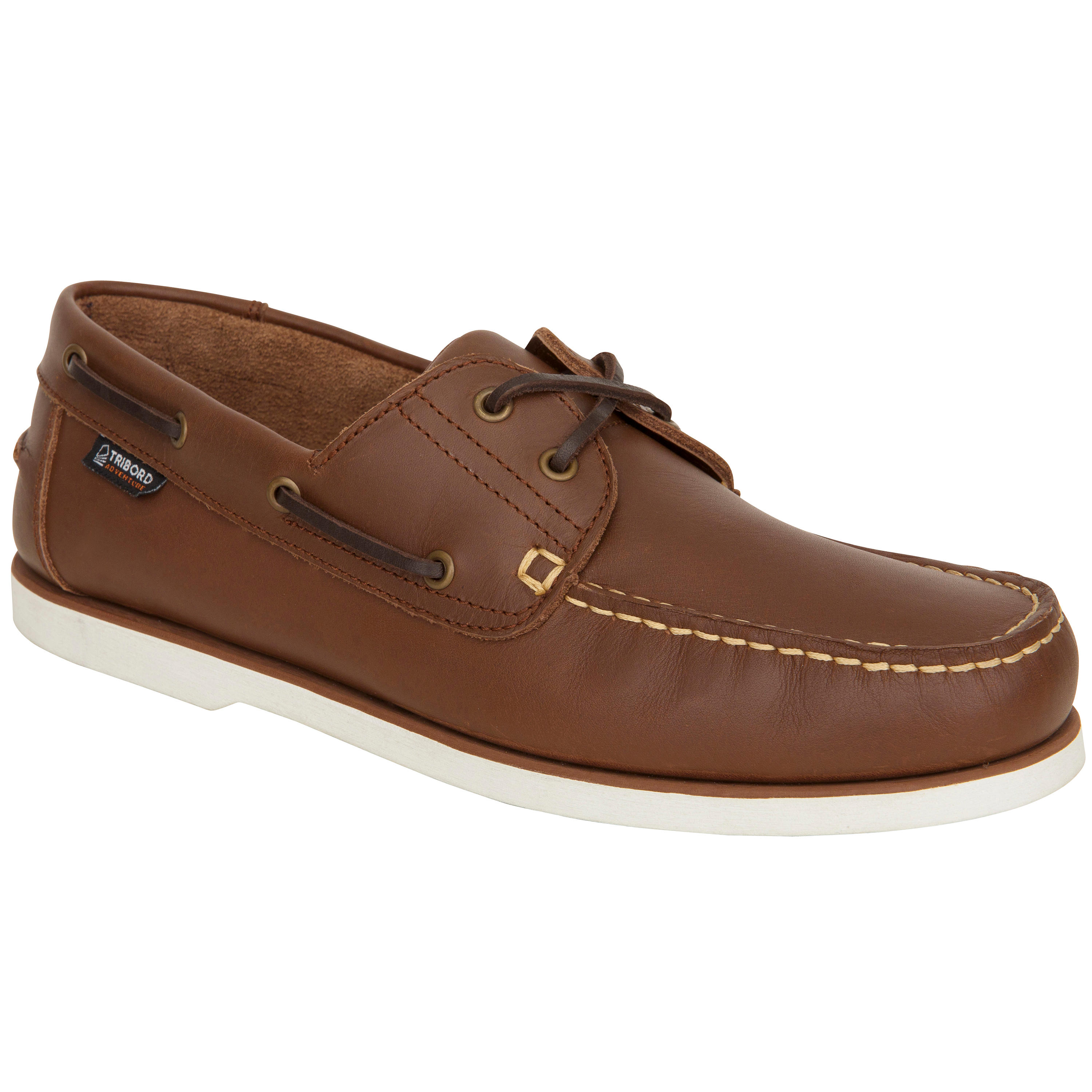 Men’s Sailing boat shoes 500 - Brown