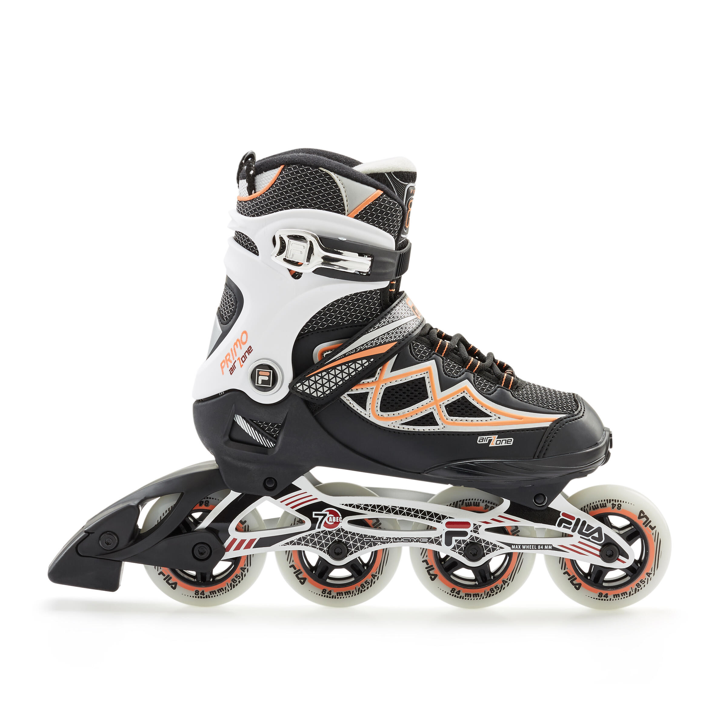 84 mm Fitness Skates Primo Air Zone - Black/Salmon