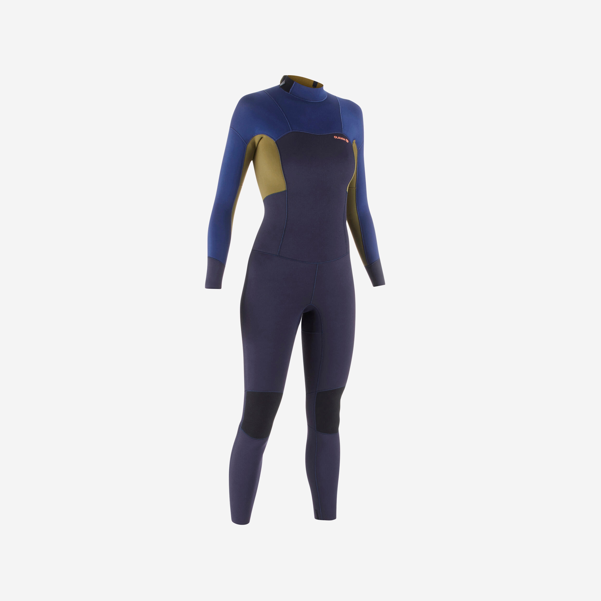 Women’s full wetsuit 3/2 500 back zip