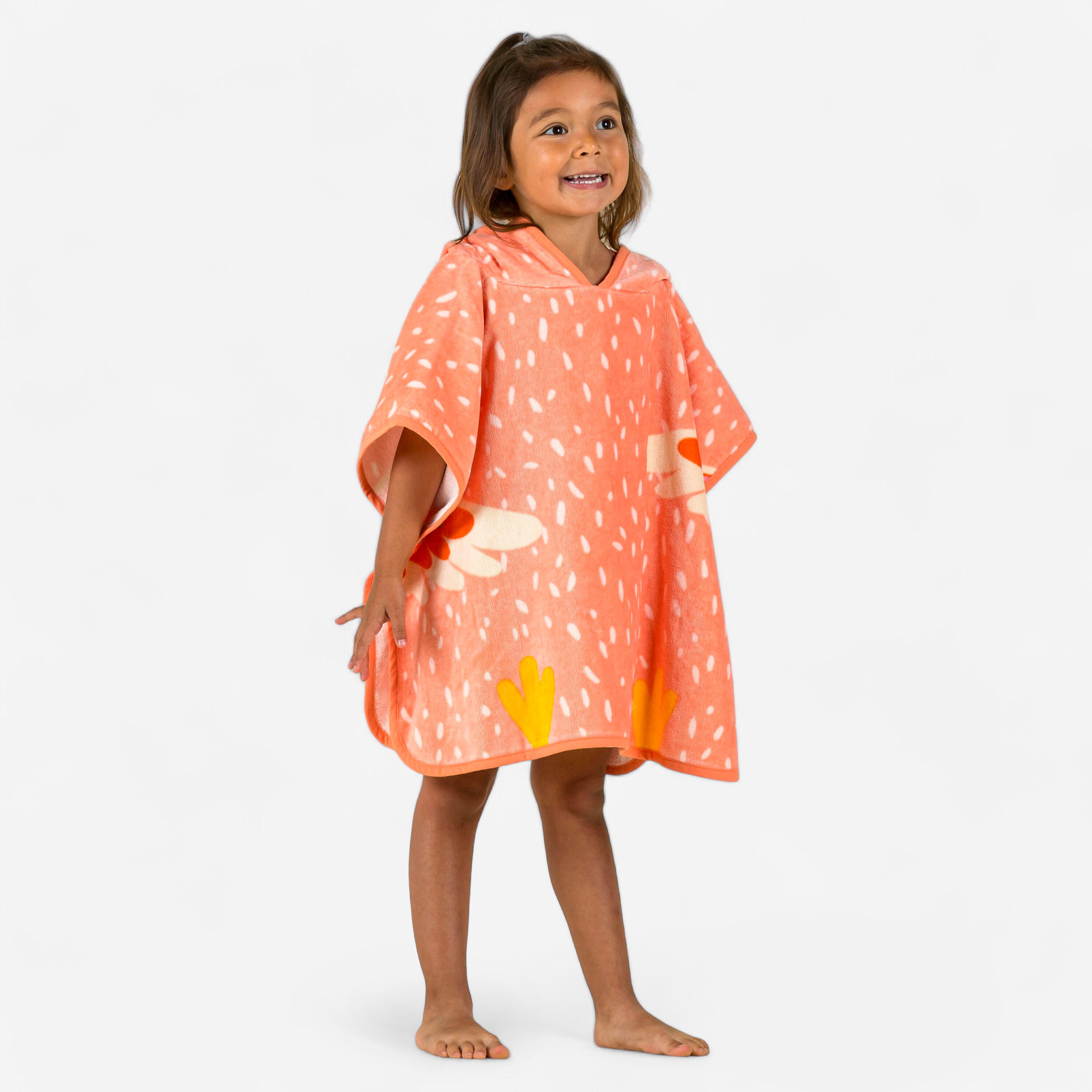 Baby cotton changing poncho - Parrot