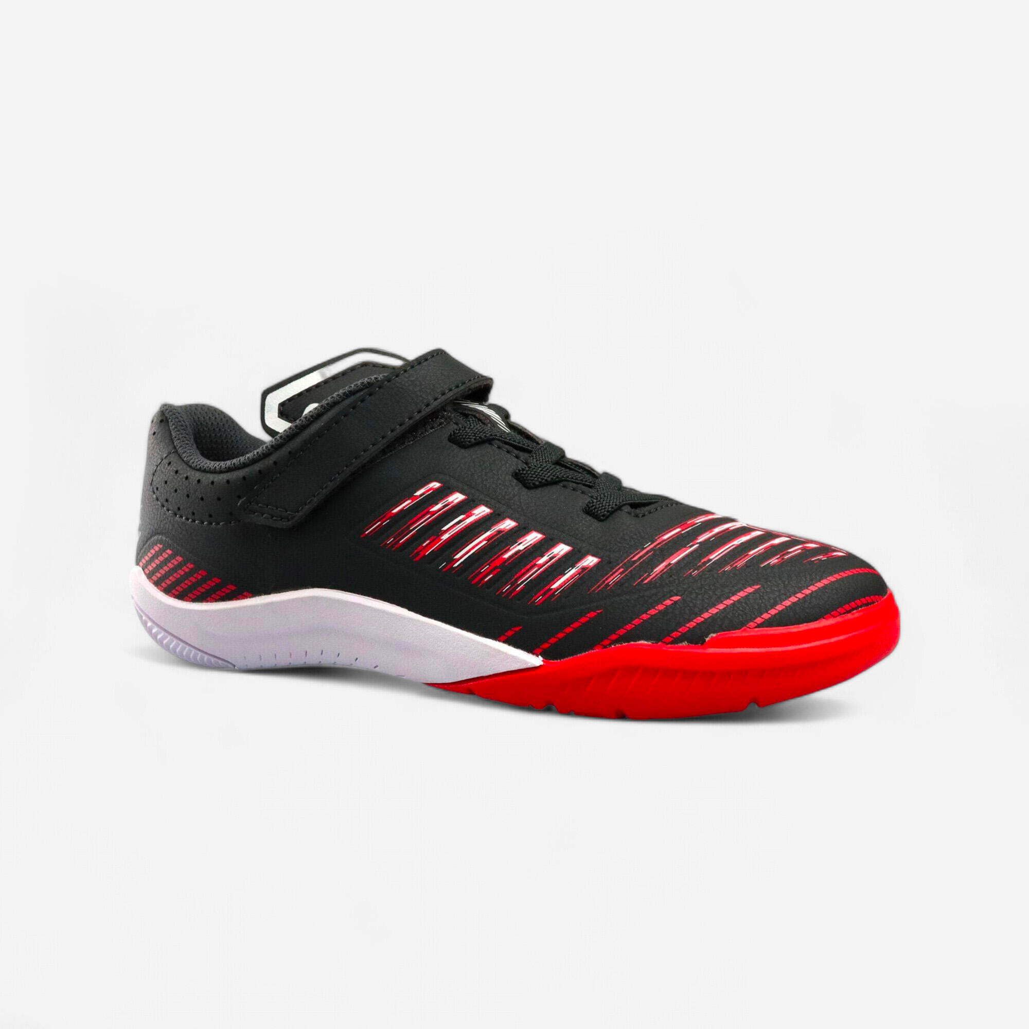 Kids' Futsal Shoes Ginka 500 - Black/Red