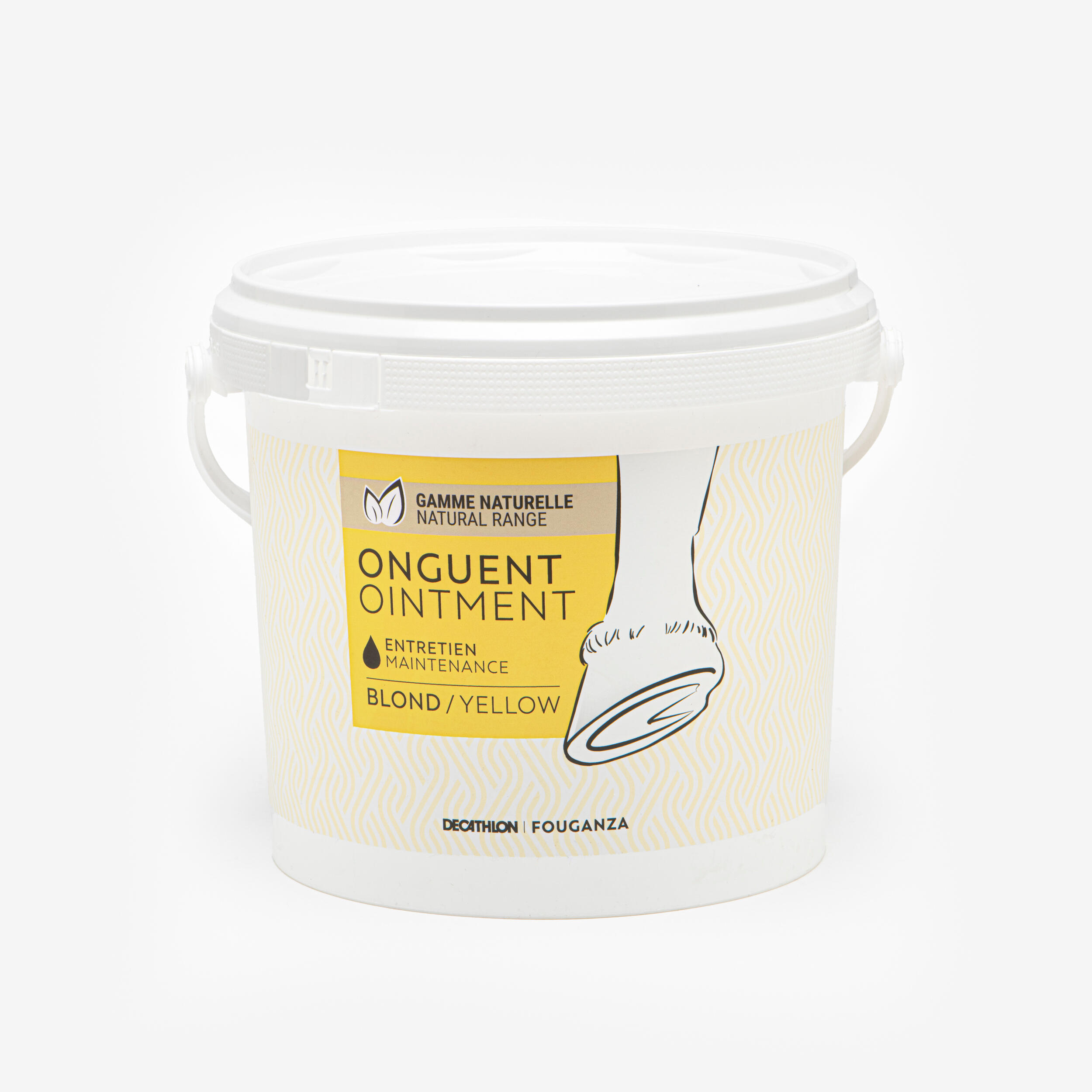 Hoof Care Ointment Horse Riding Hoof Grease for Horse and Pony 2.5 L - Black