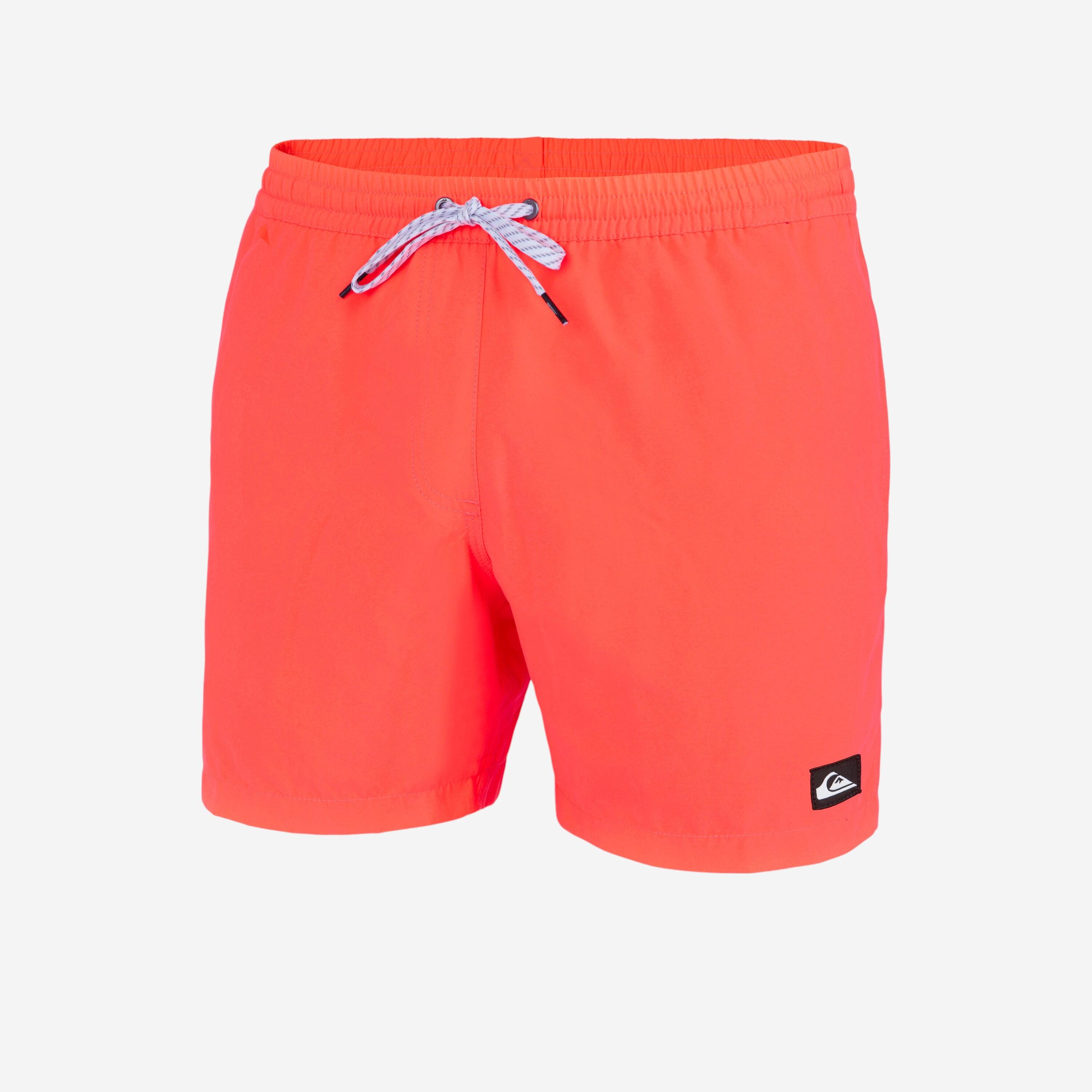 Men's short swim shorts QUILSILVER VOLLEY coral