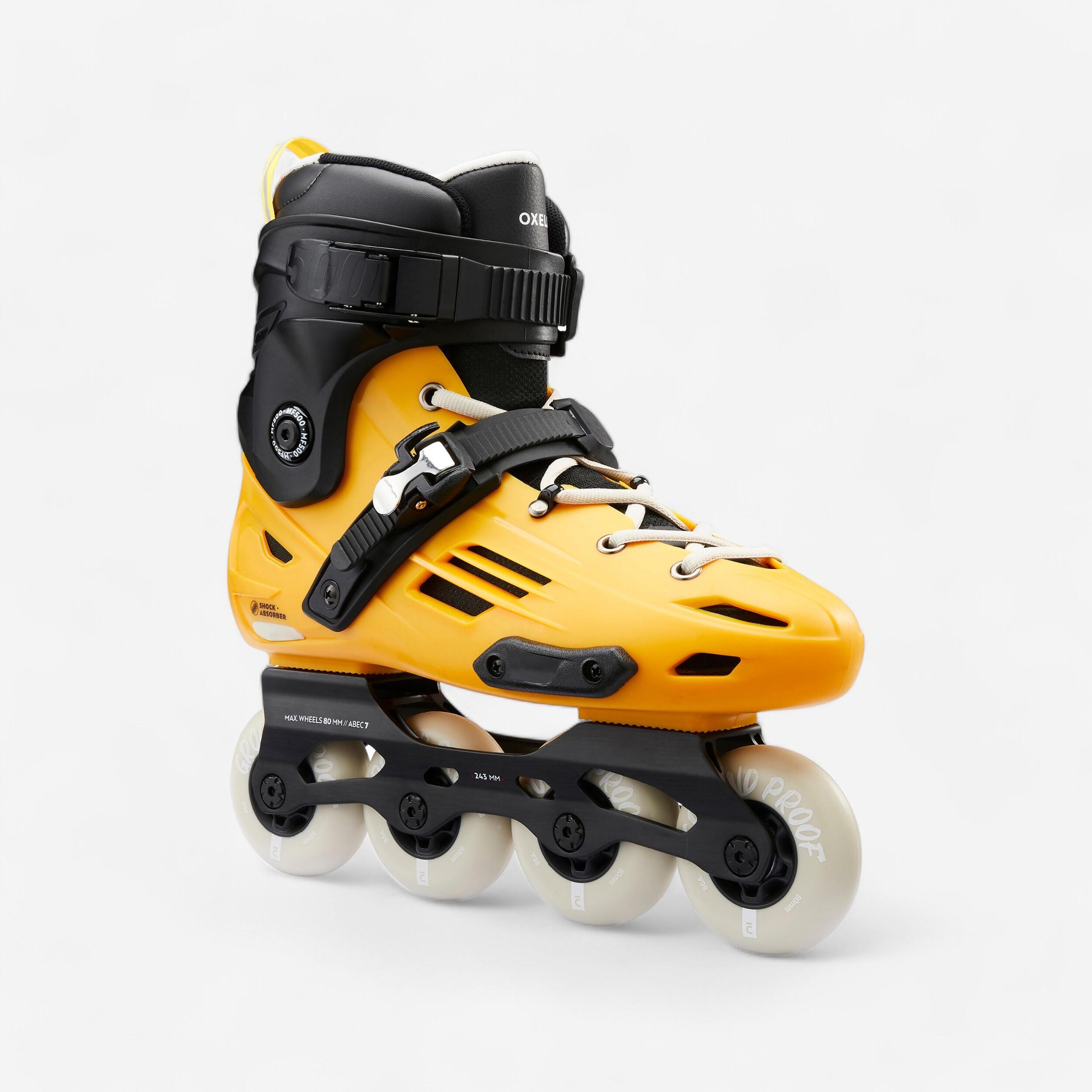 Adult Freeride Inline Skates MF500 - Yellow