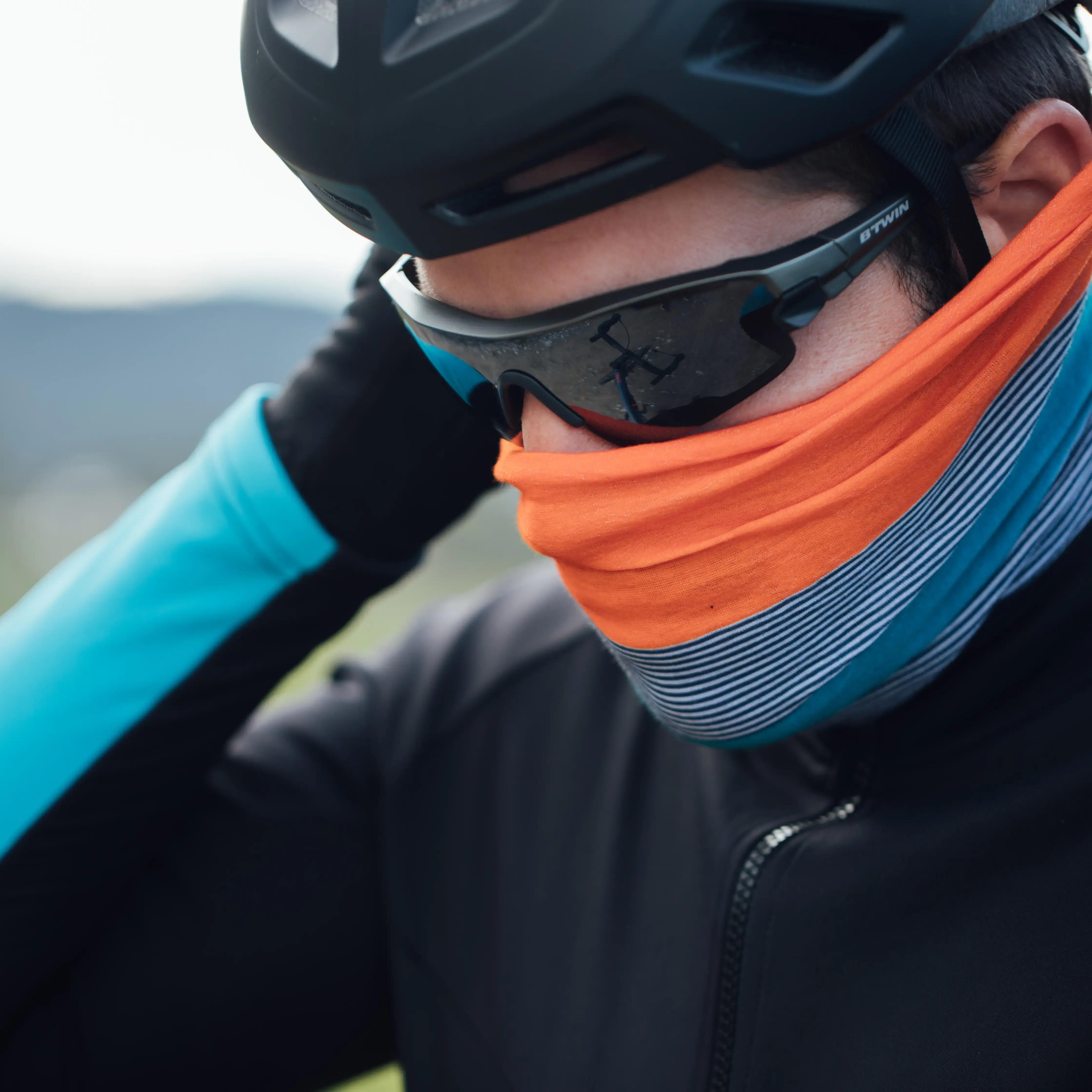RoadR 100 Cycling Neck Warmer - Black/Grey