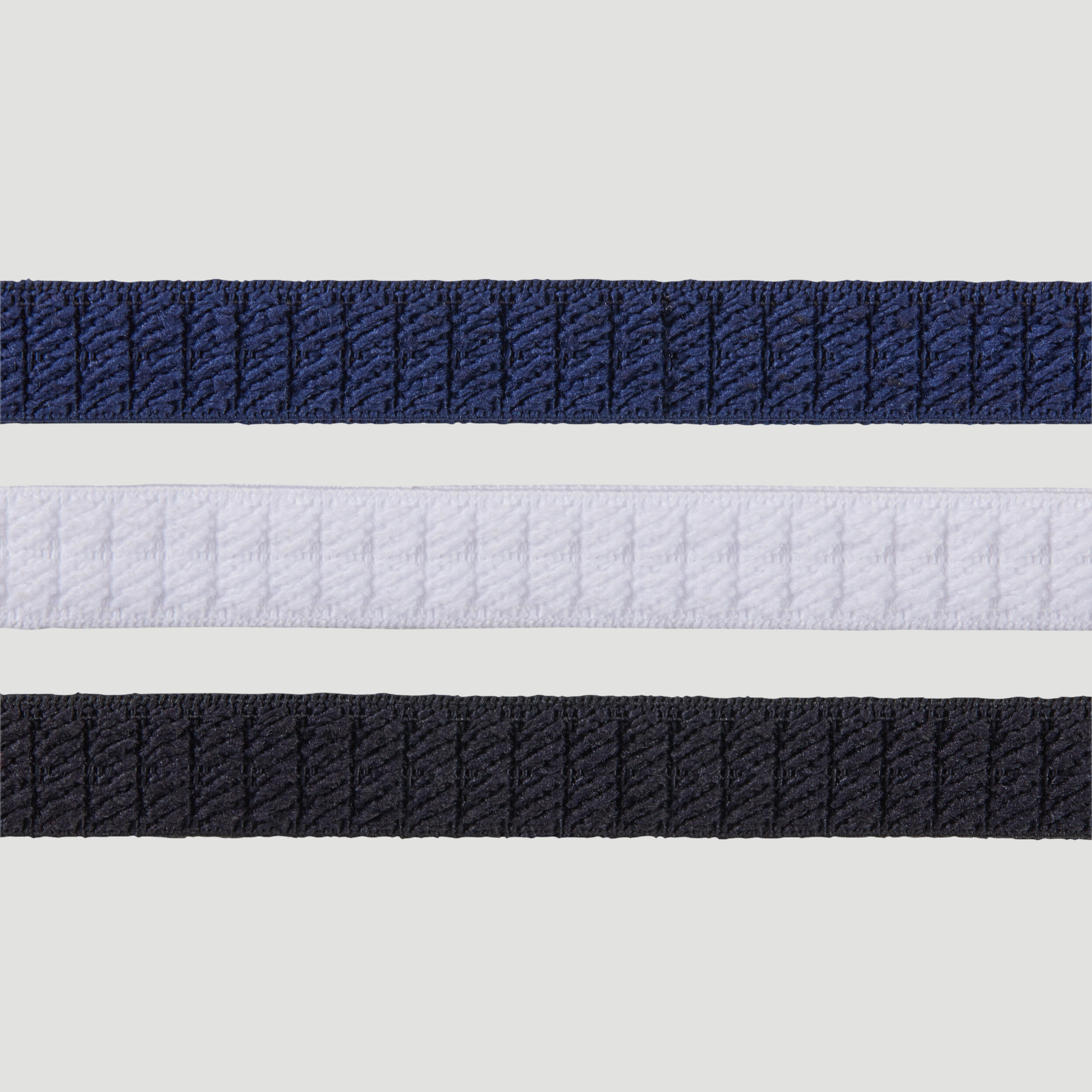 Elastic Hair Band Tri-Pack - Black / White / Navy