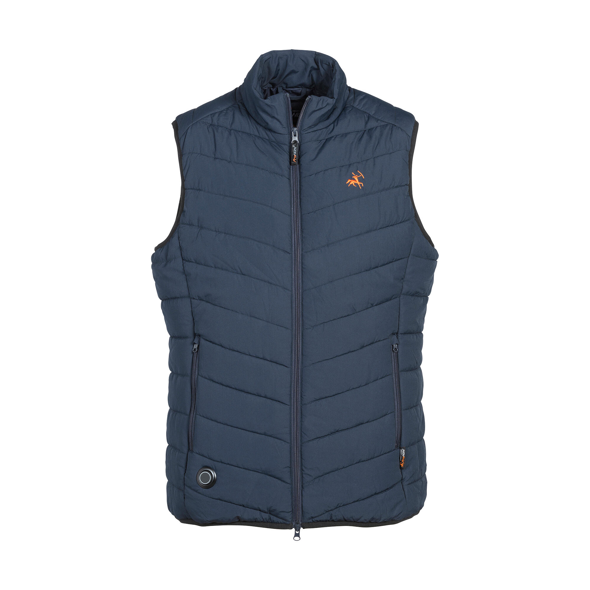 Blue heated waistcoat