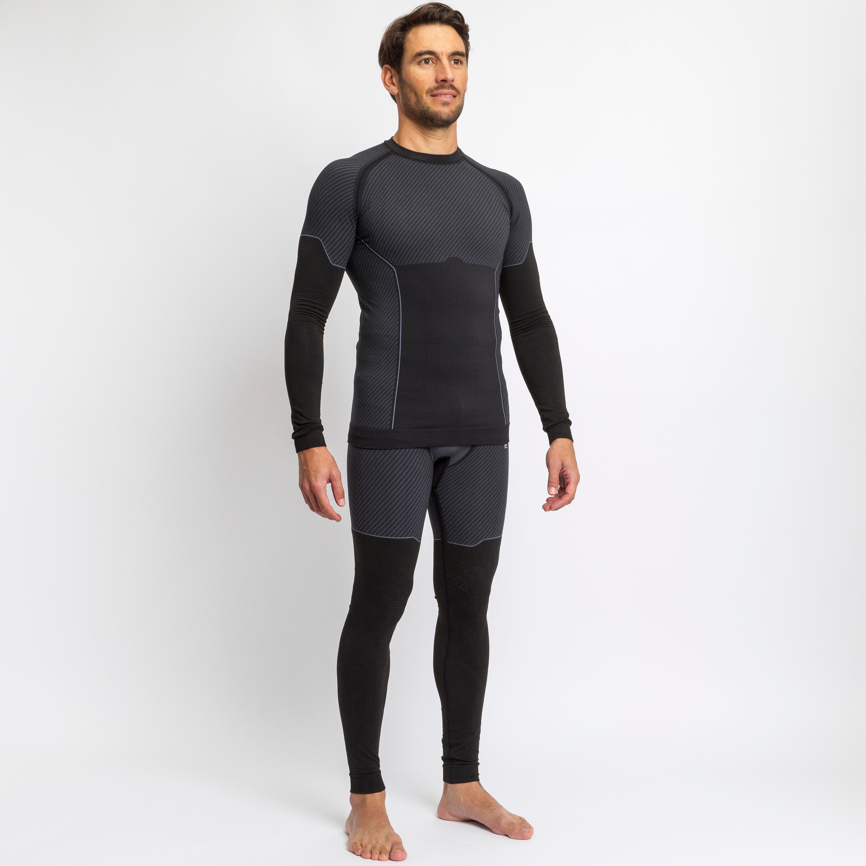 MEN'S SAILING BASE LAYER TOP RACE 500 - BLACK