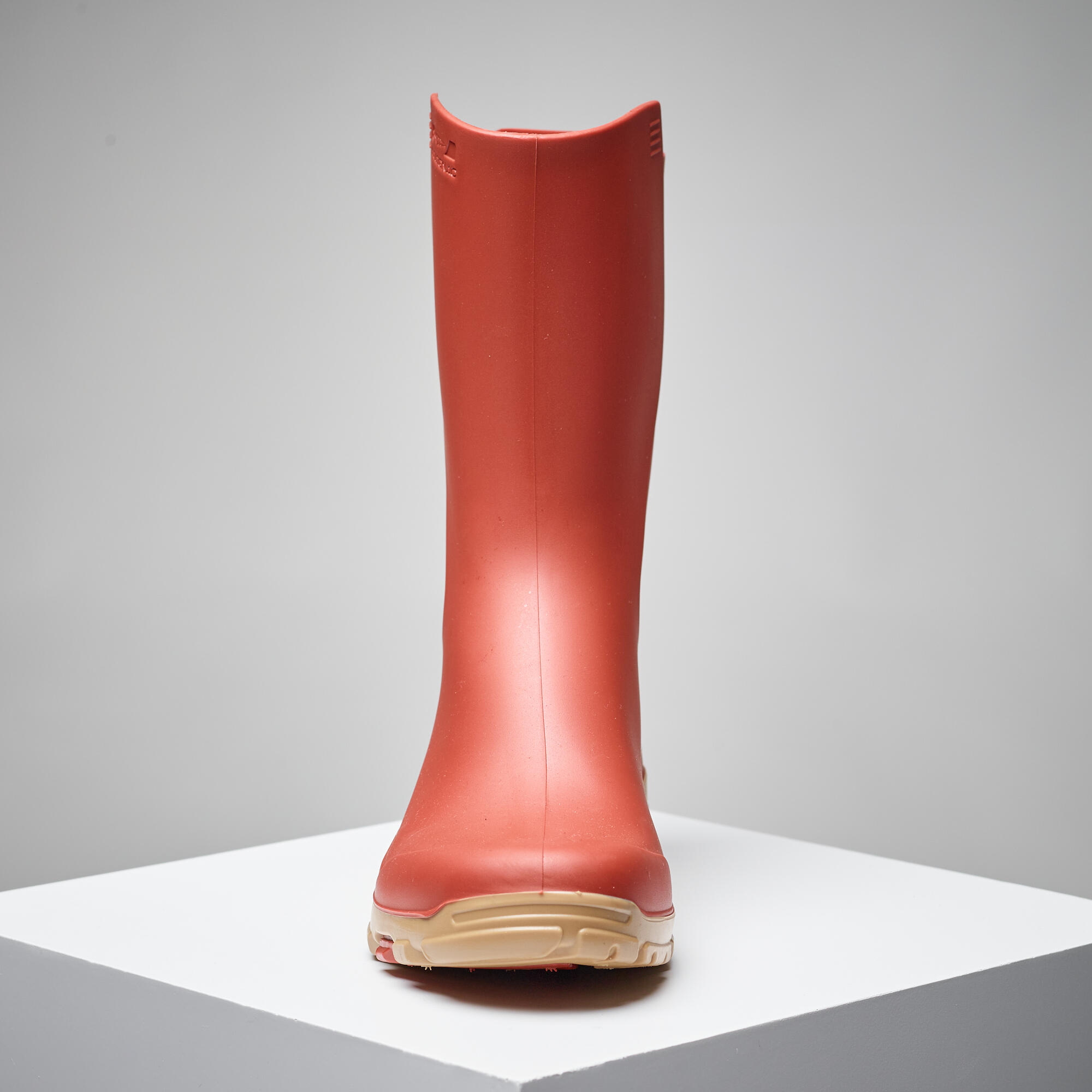 WOMEN'S WELLIES 100 ECO RED