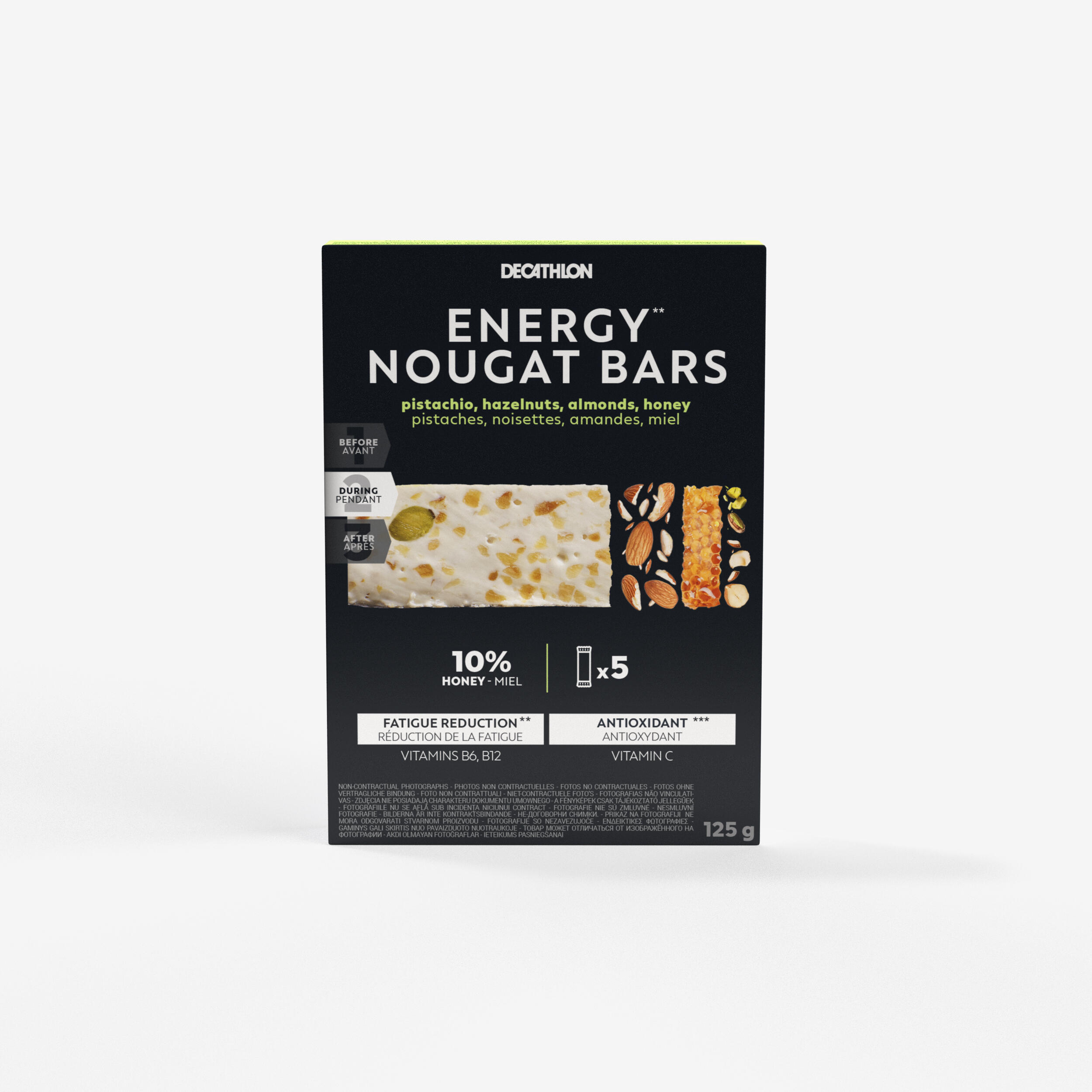 ENERGY BAR 5X25 G - NOUGAT