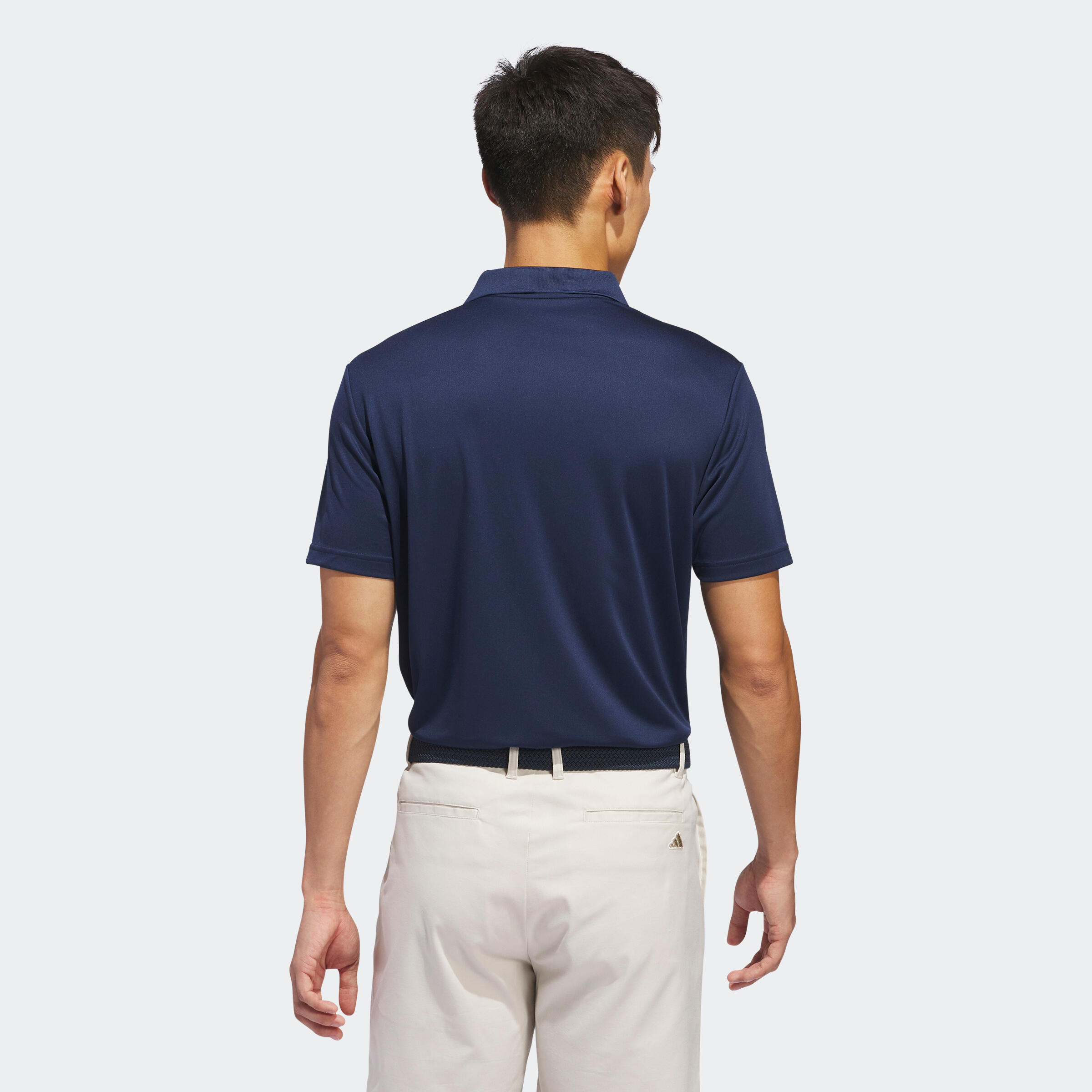 Men's golf short sleeve polo shirt - Adidas navy blue