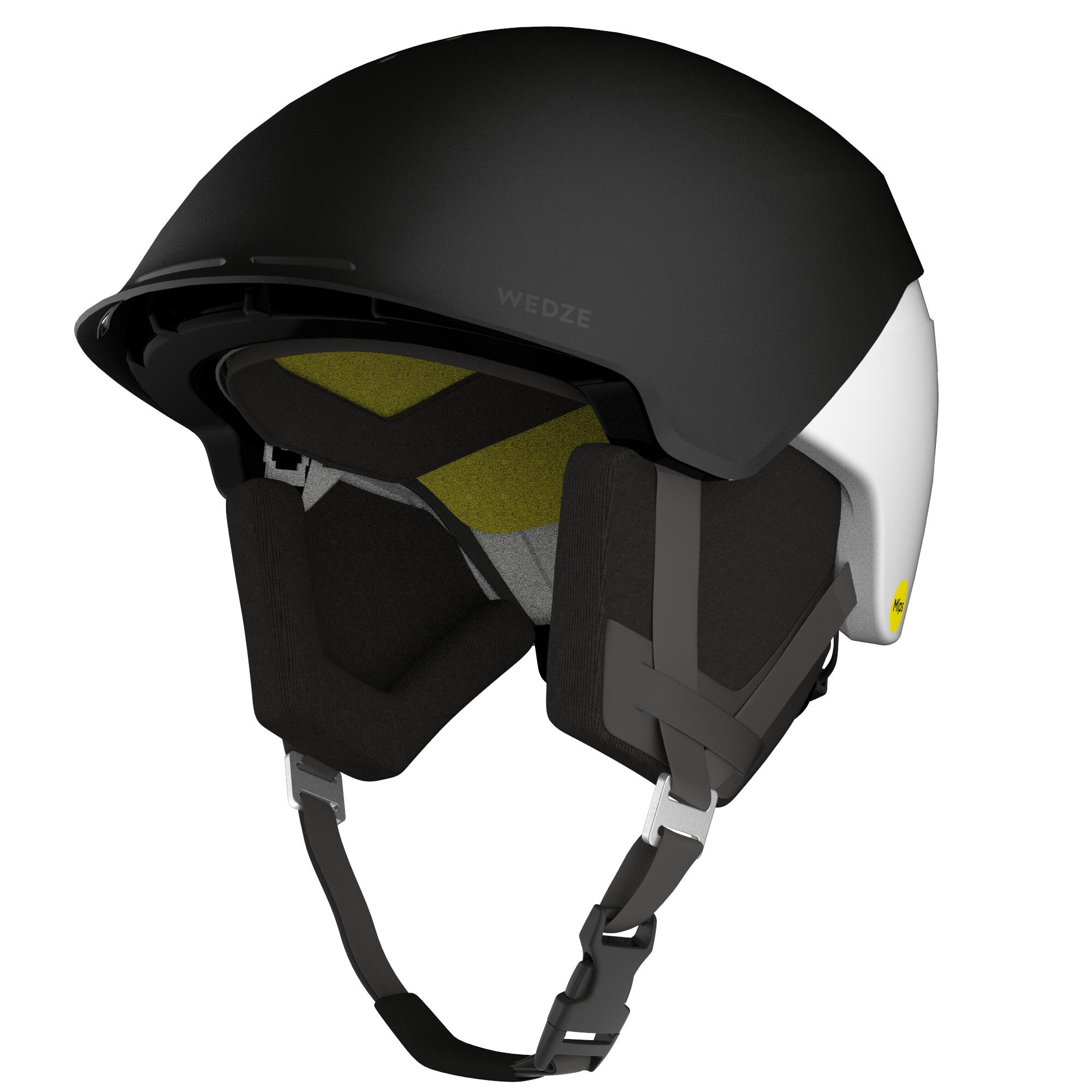 WILDER DOUBLE-STANDARD BLACK CROSS-COUNTRY SKIING HELMET