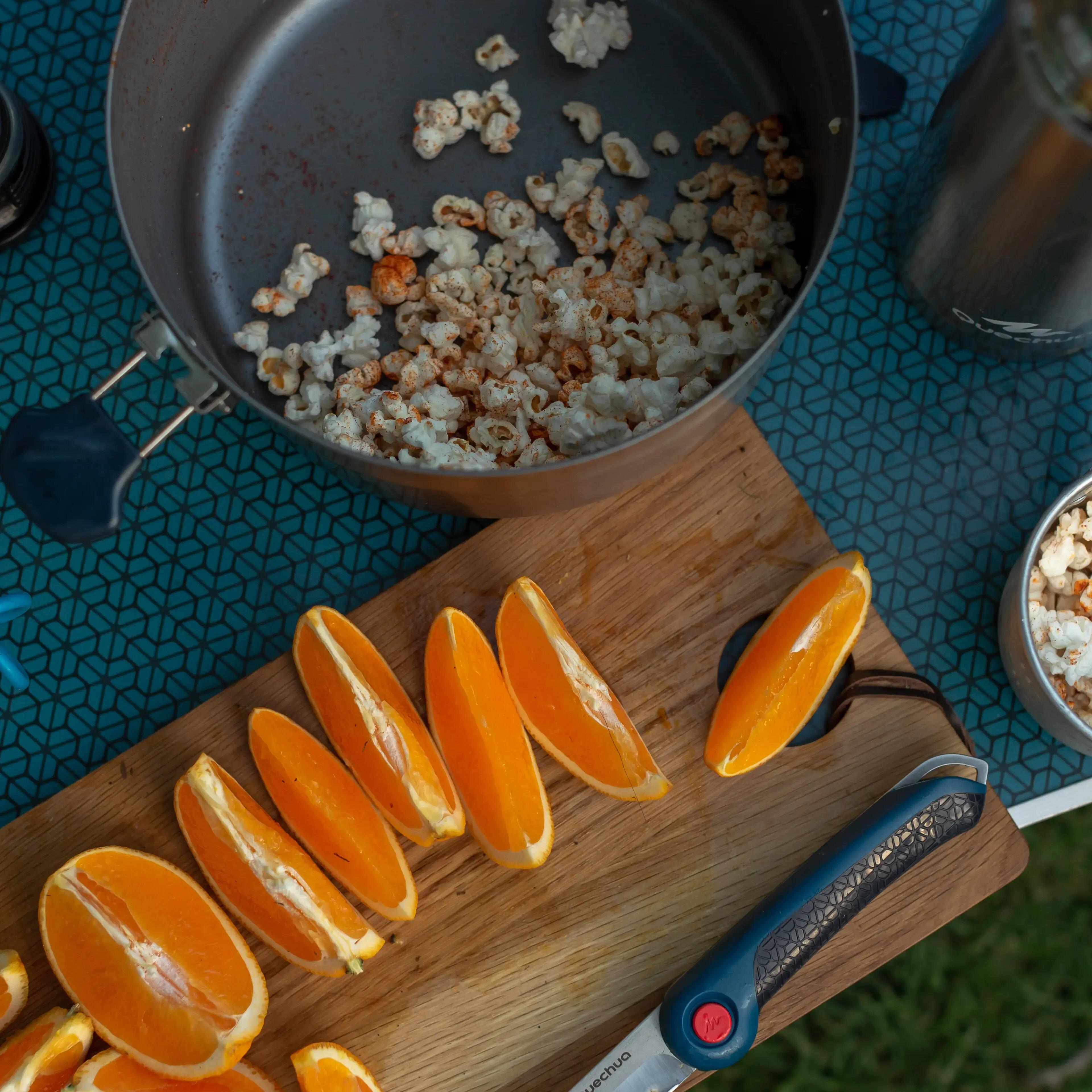 MH500 hiker's camping cook set stainless steel + non-stick coating 4 p. 3.5 L