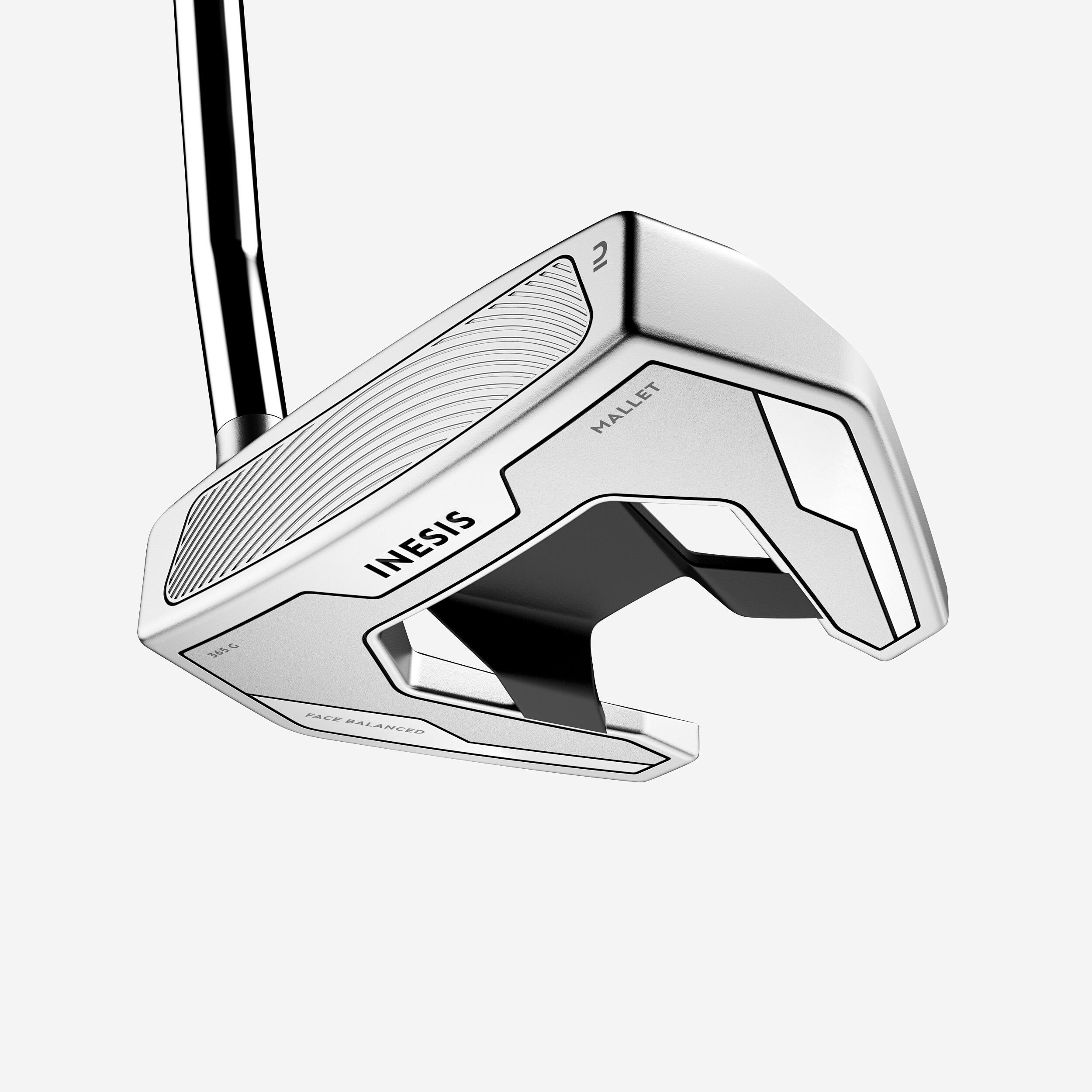 Face balanced golf putter left handed - INESIS mallet