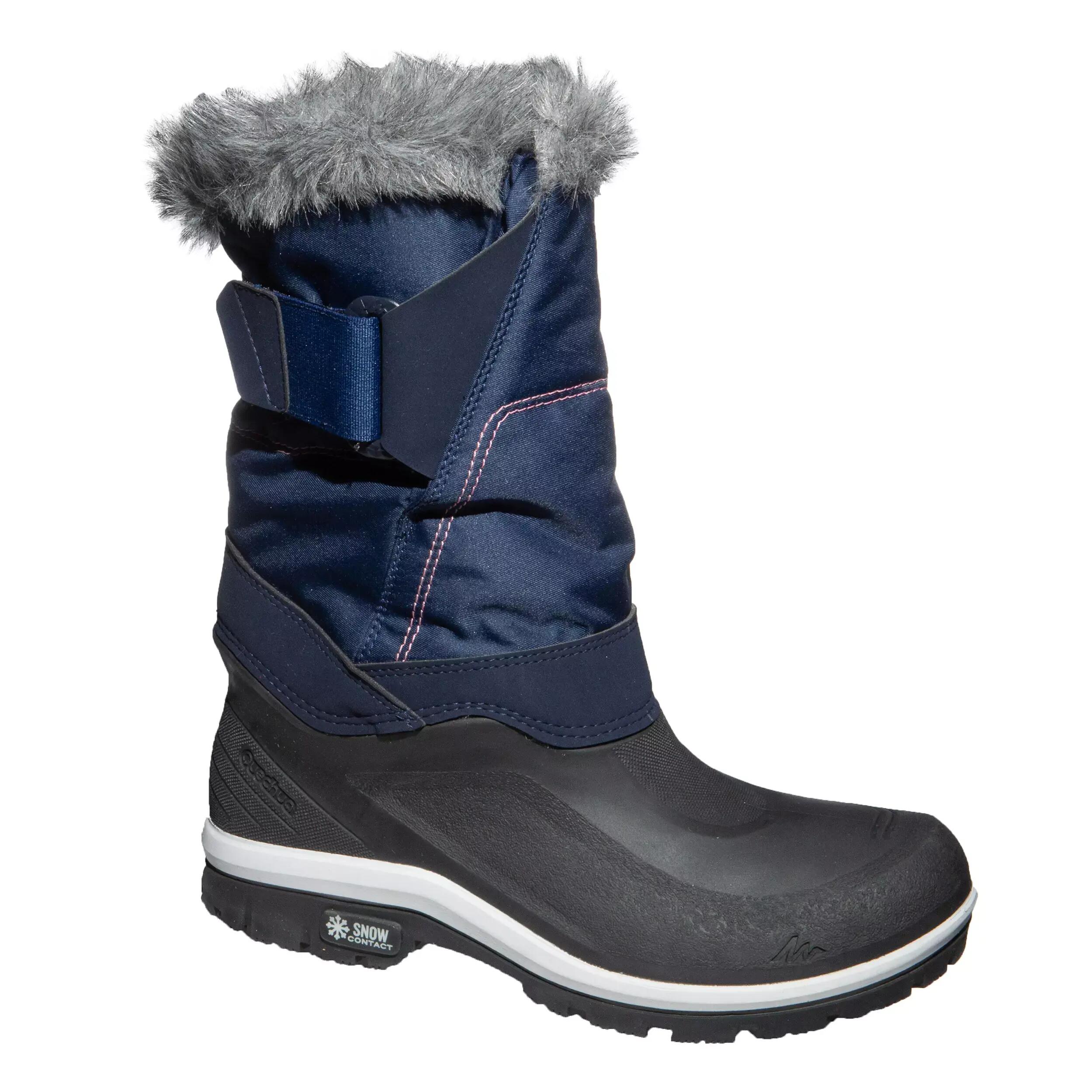 Women's Warm Waterproof High Snow Boots SH500 X-Warm