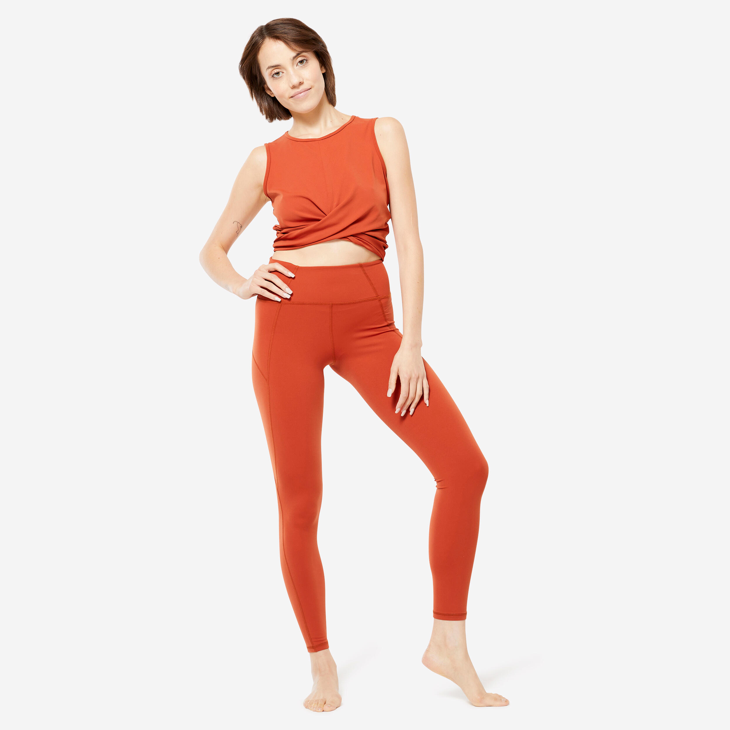 LEGGING PREMIUM YOGA MAHOGANY