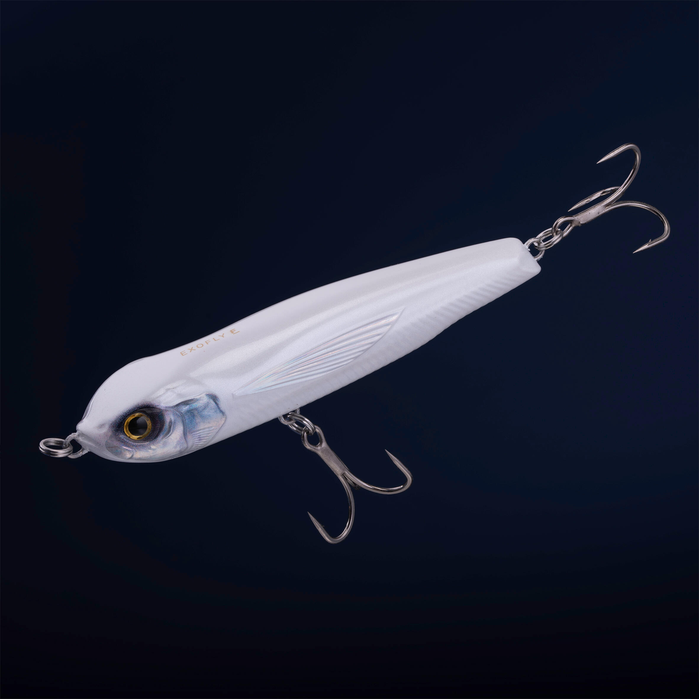Sea lure fishing stickbait EXOFLY 130 F BLANC