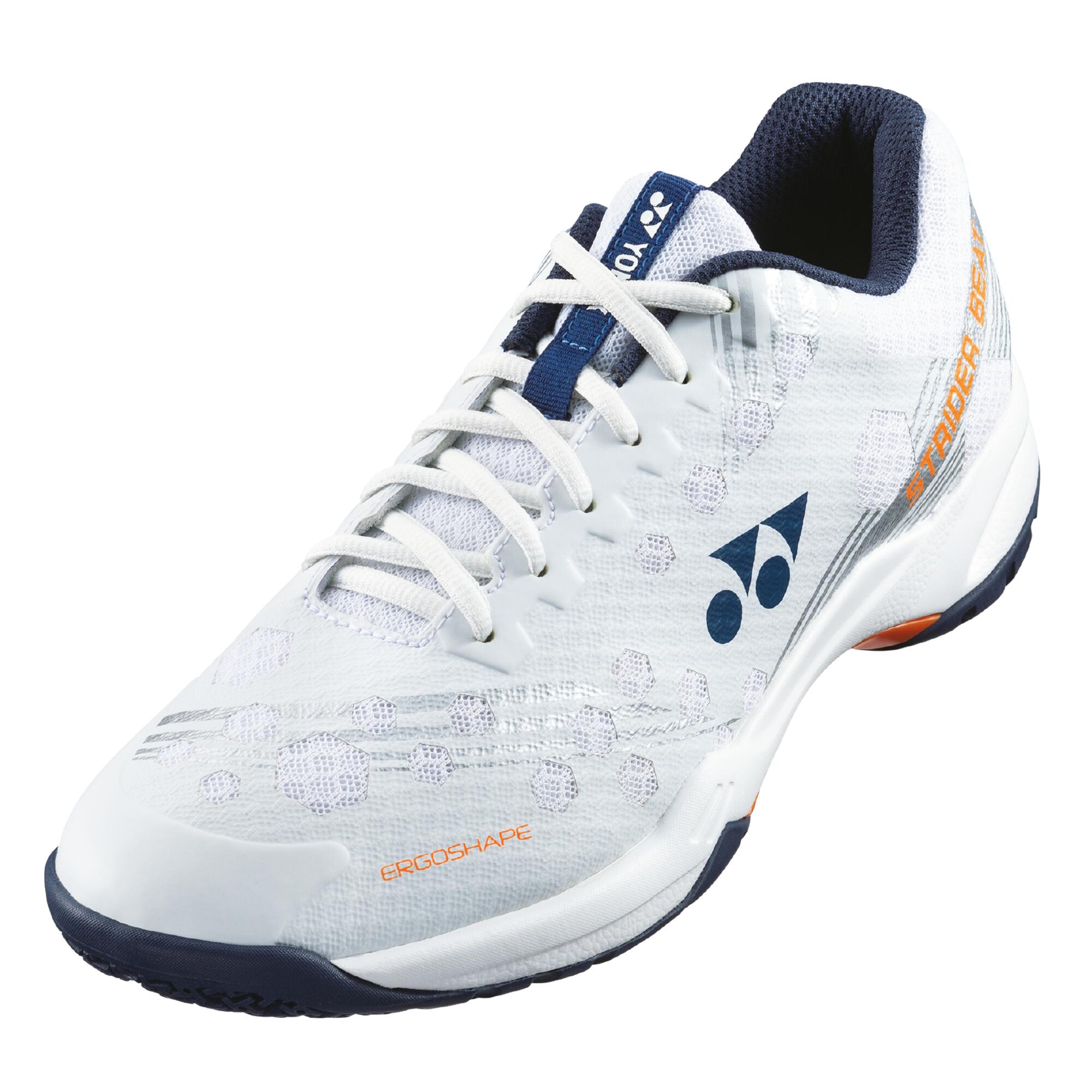 Men's Badminton Shoe PC Strider Beat - White/Orange