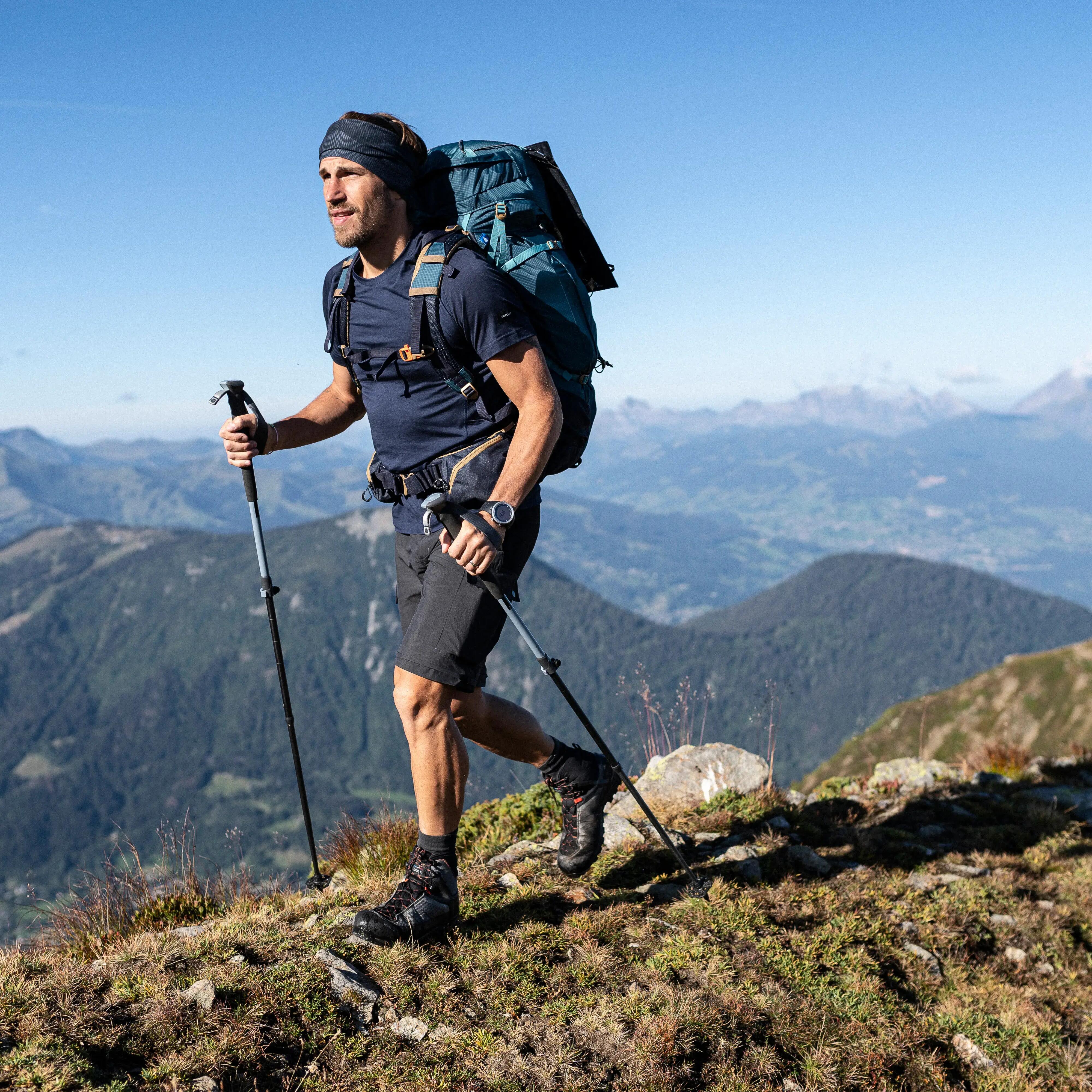 Men's Trekking 50+10 L Backpack MT500 Air