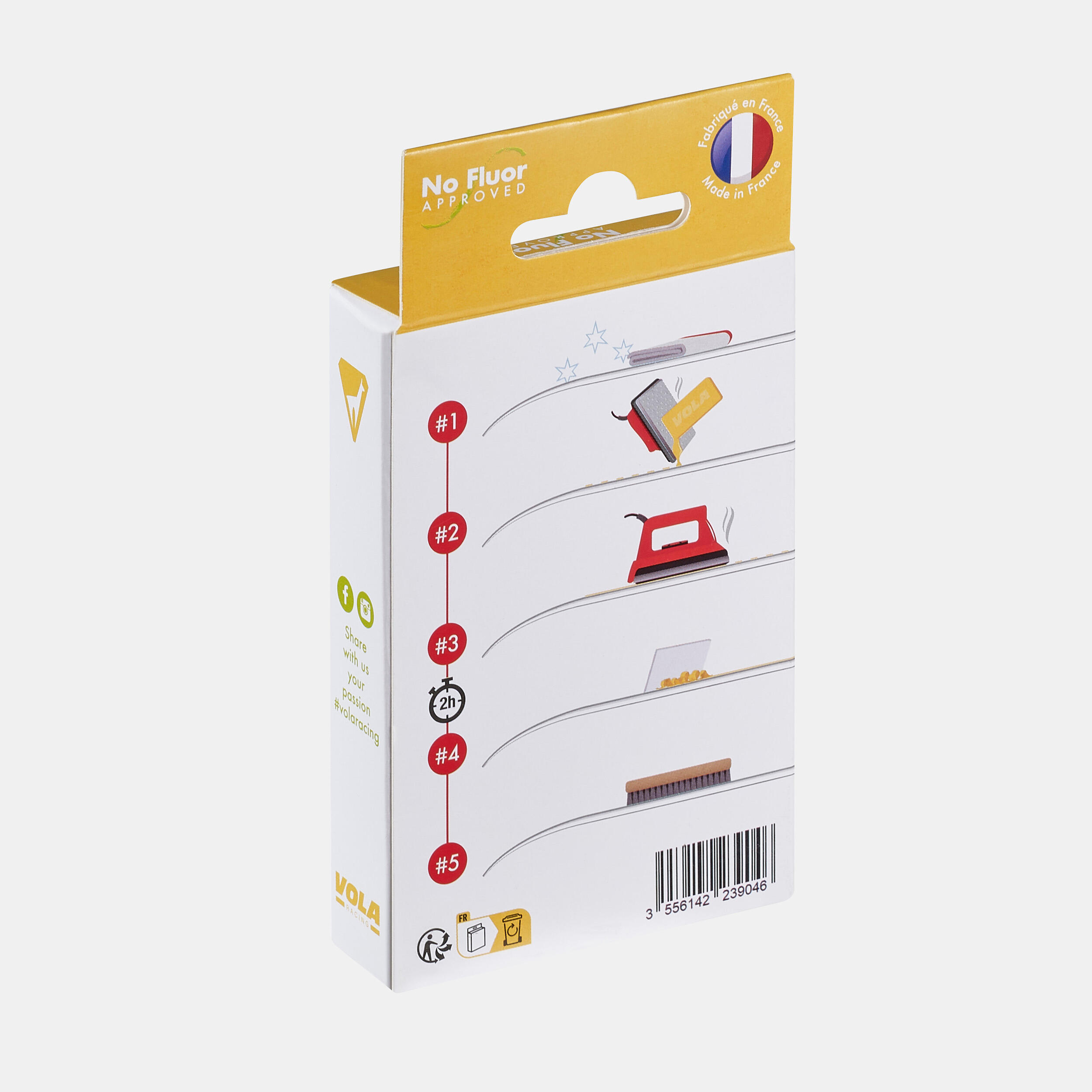 110g competition wax for skis/snowboards  warm temperature (-4° / +15°)