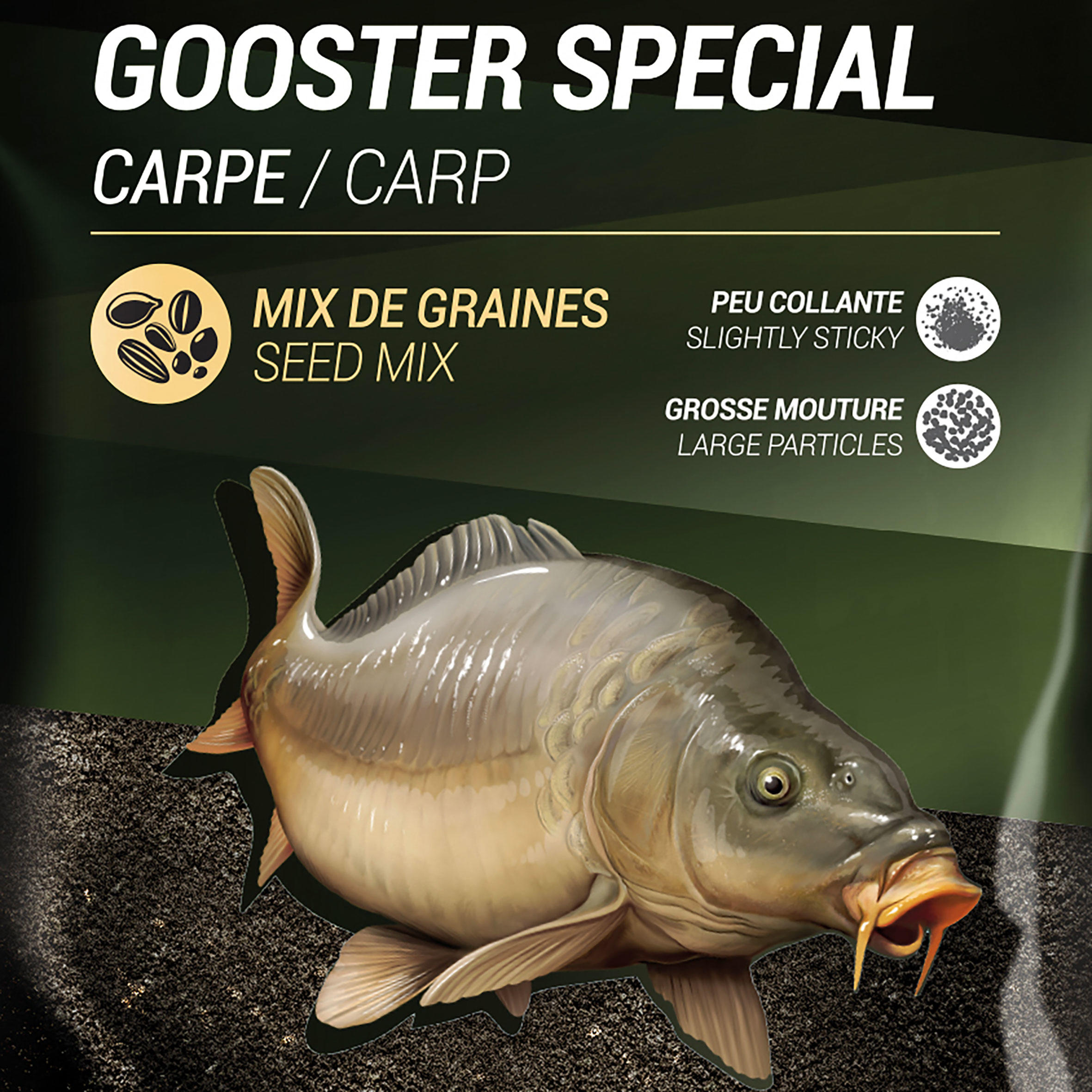GOOSTER SPECIAL CARP BAIT BLACK 1kg