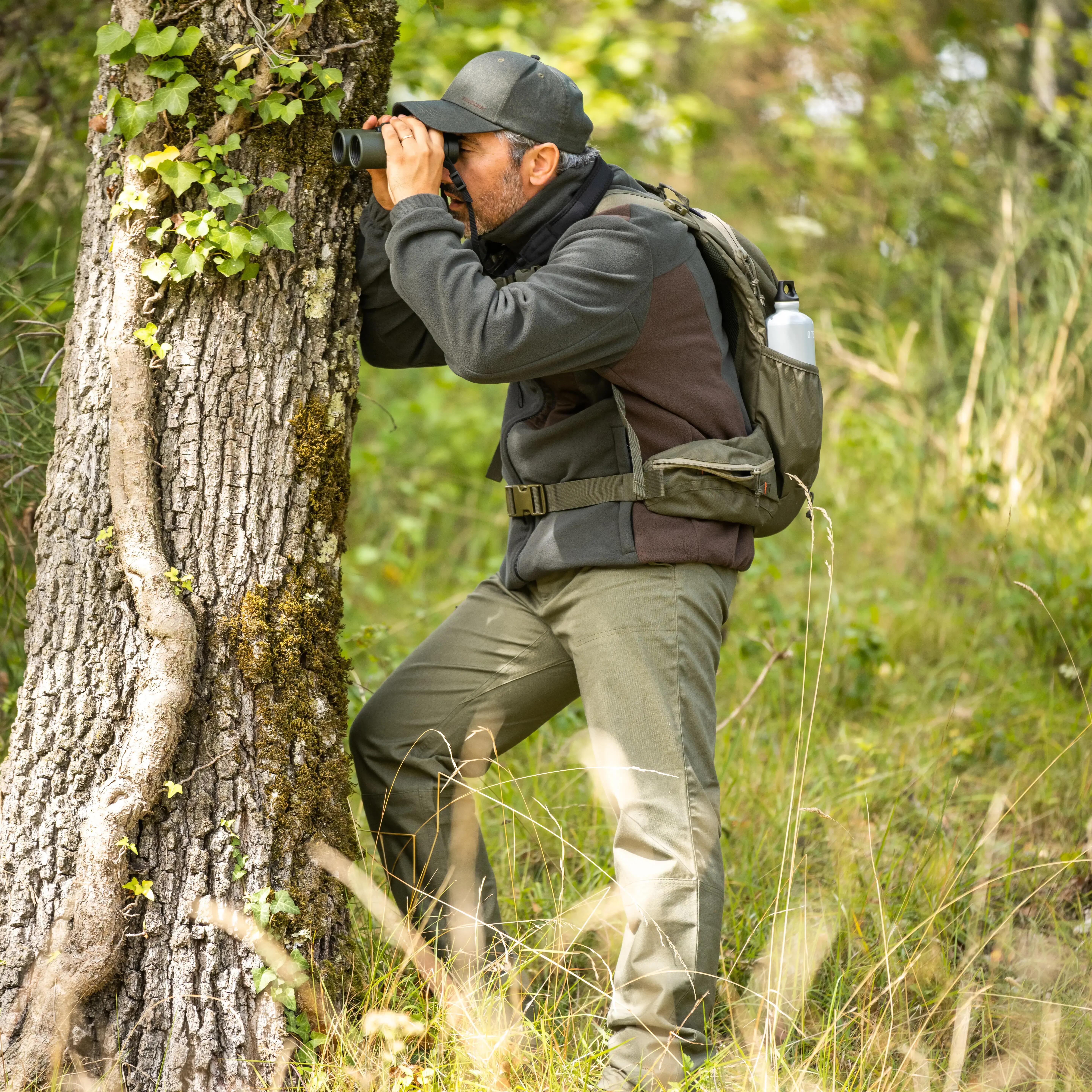 FLEECE TWO-TONE BROWN-GREEN 500