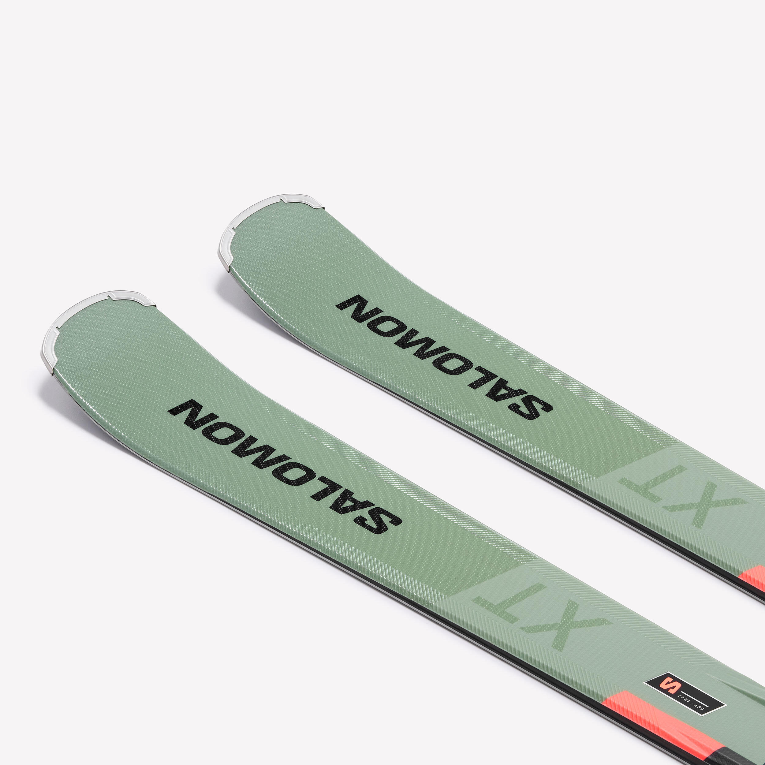 MEN’S ALPINE SKIS WITH BINDINGS  SALOMON S/MAX 8 X - GREEN/BLACK