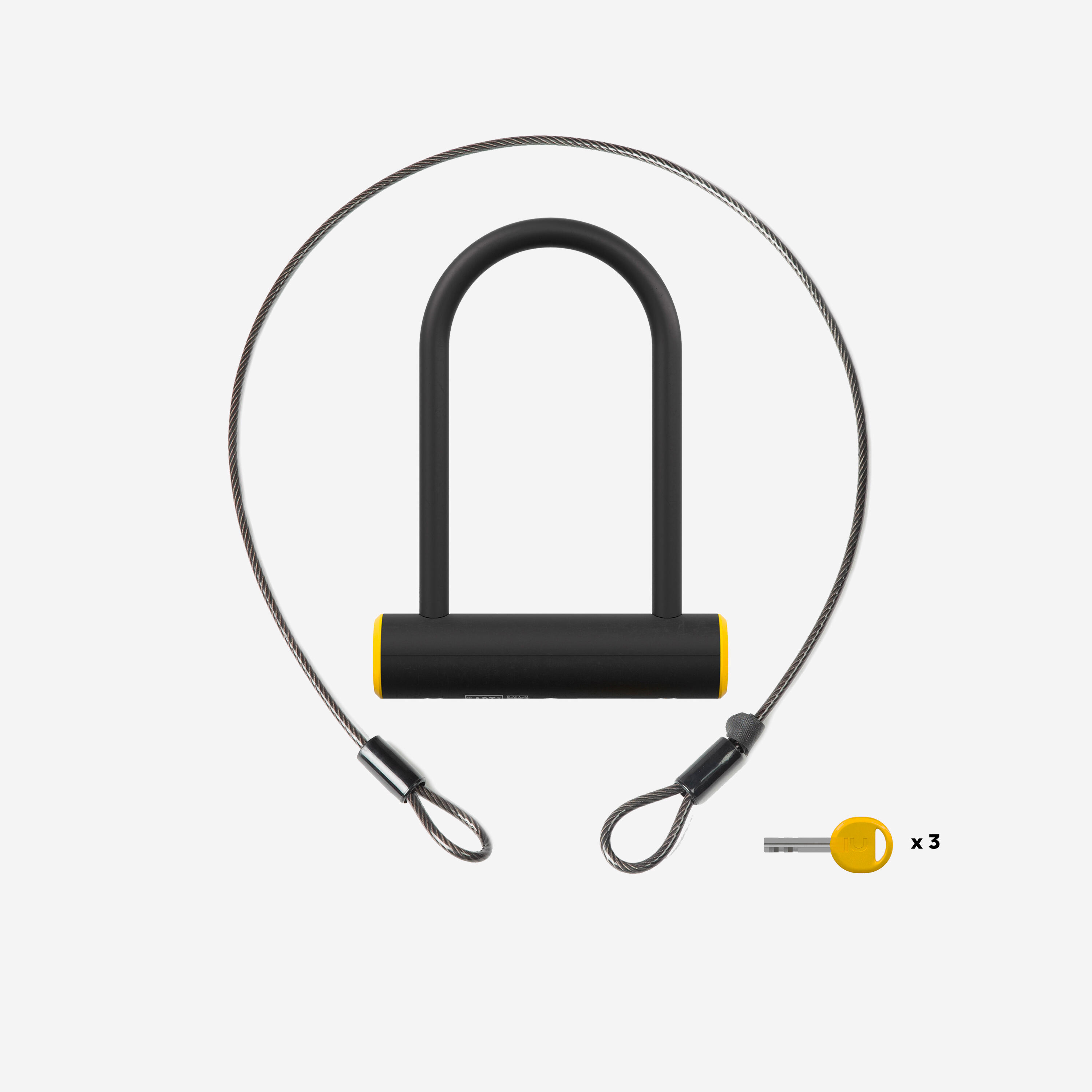 Bike D-Lock 900M ART2 + Cable Set