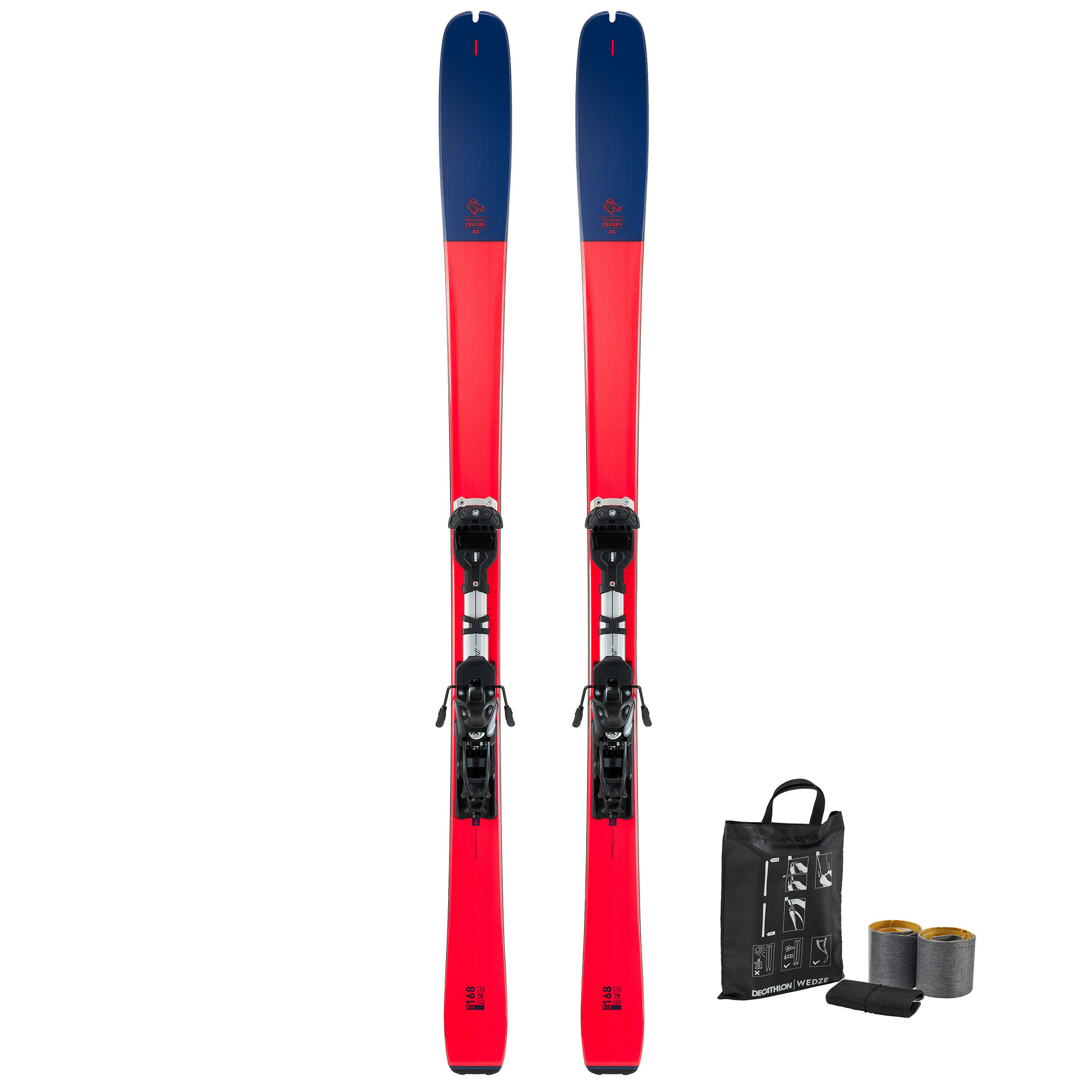 TOURING SKI - CRUISER 80 + TYROLIA AMBITION BINDINGS 10 + SKINS