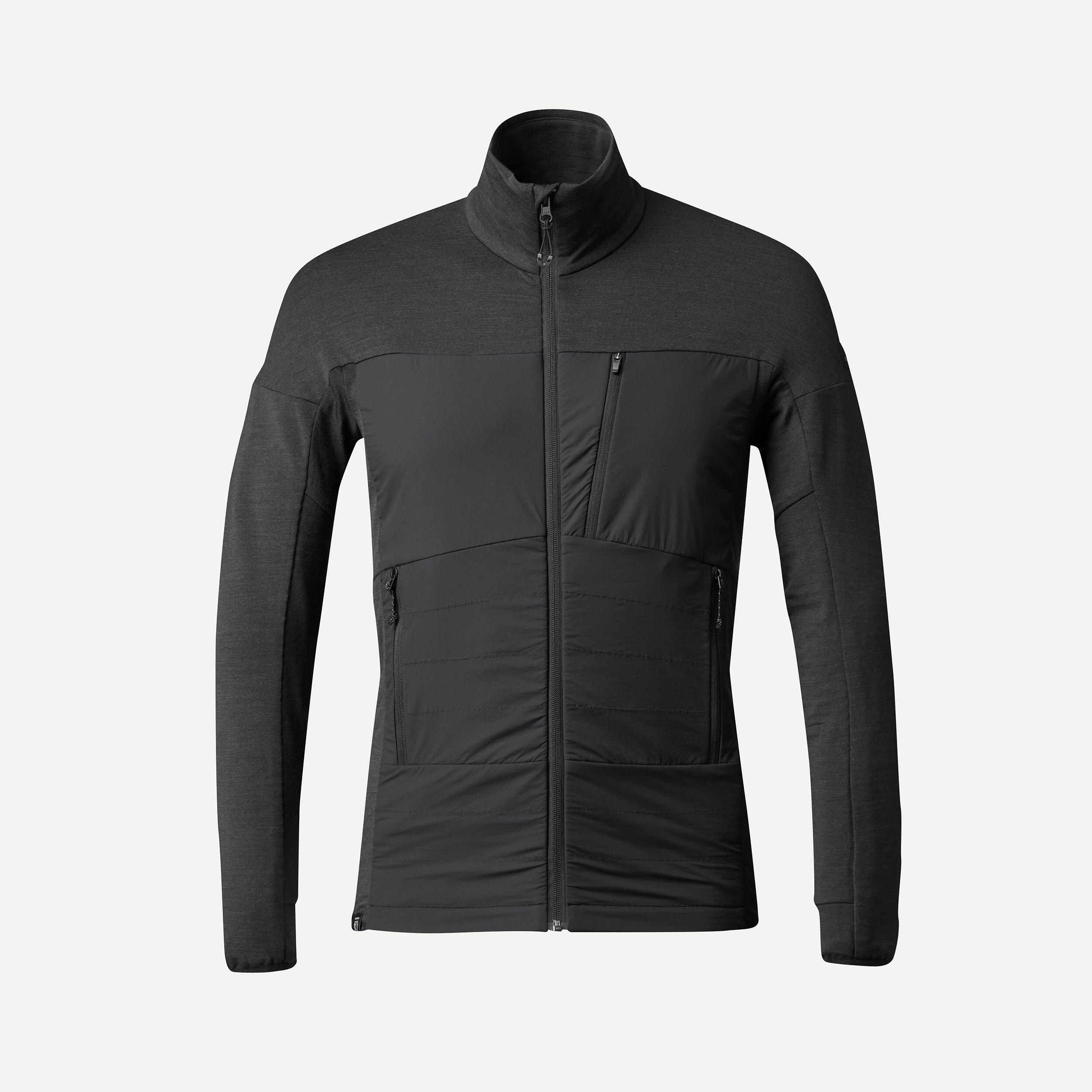 Men's long-sleeved merino wool trekking MT900 liner jacket