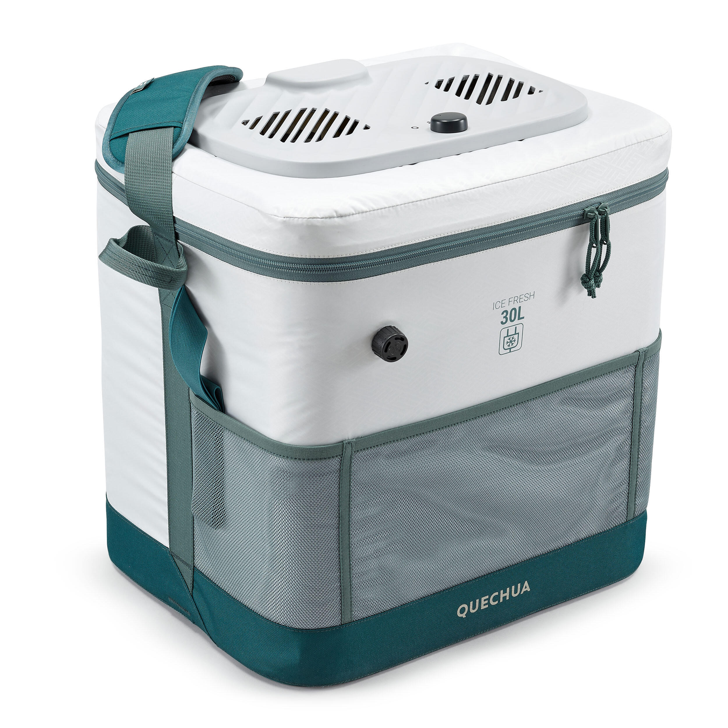 CAMPING FLEXIBLE ELECTRIC COOLER - 30 L - PRESERVES COLD FOR 96 HOURS