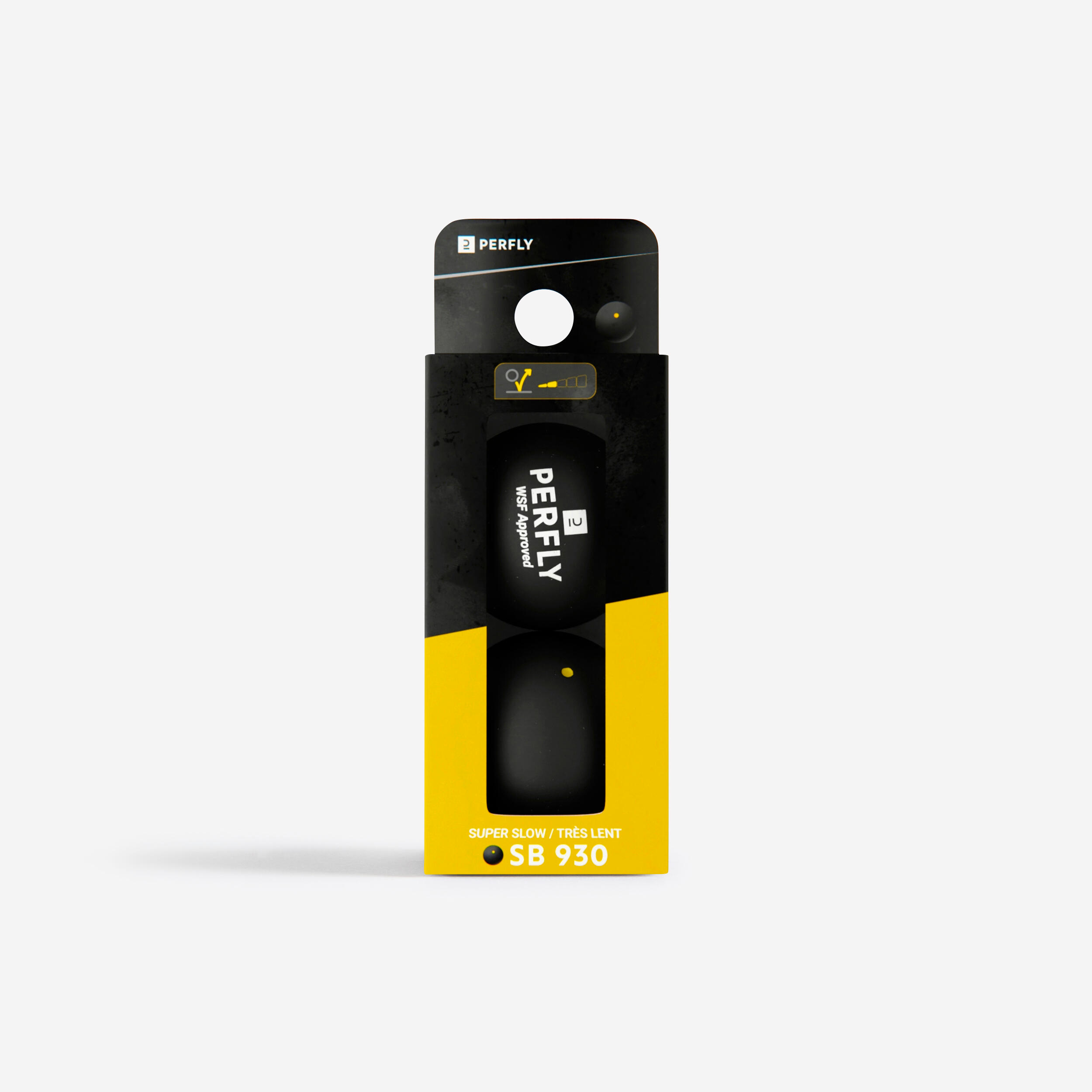 Yellow Dot Squash Balls SB 930 Twin-Pack