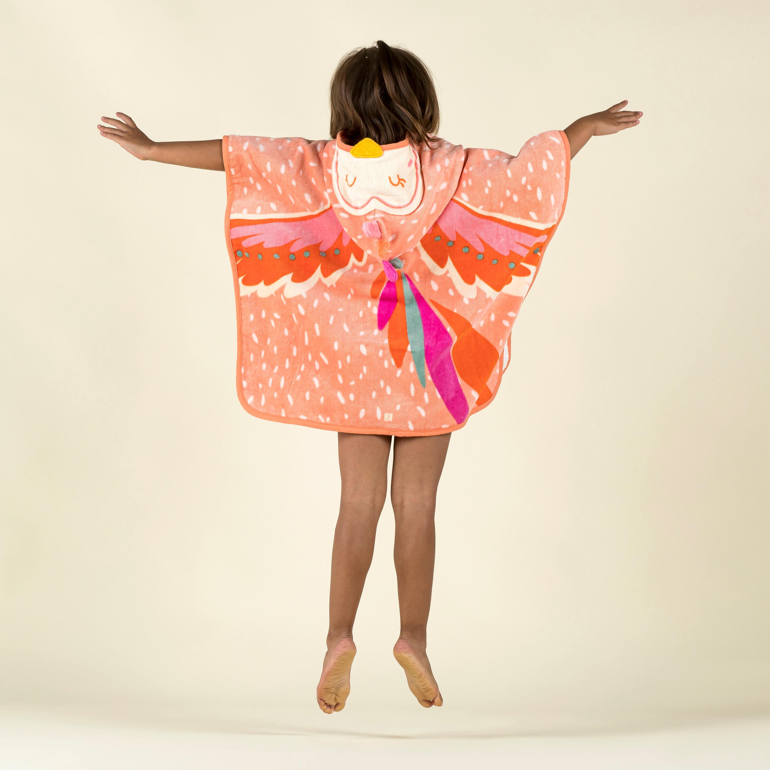 Baby cotton changing poncho - Parrot