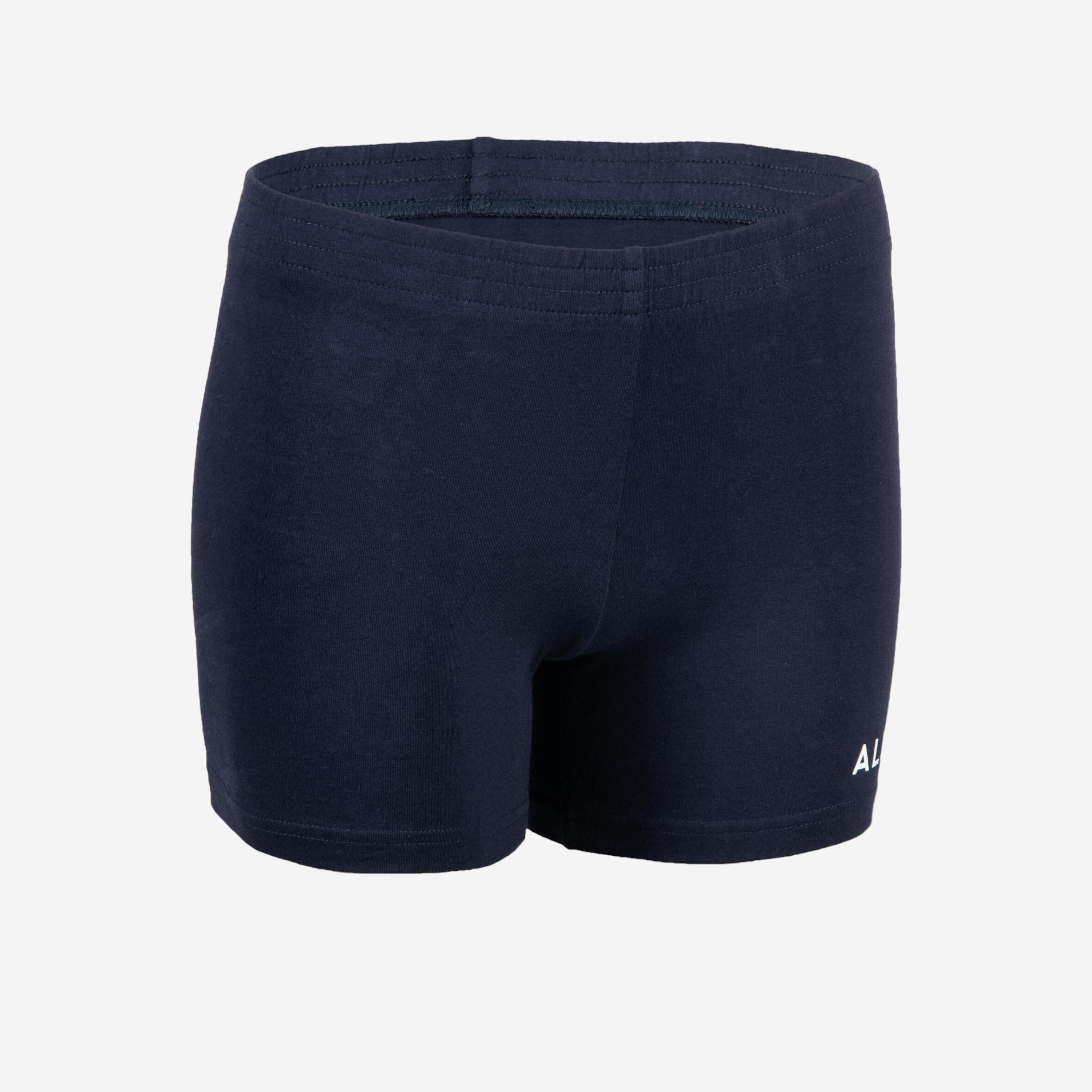 V100 Girls' Volleyball Shorts - Navy
