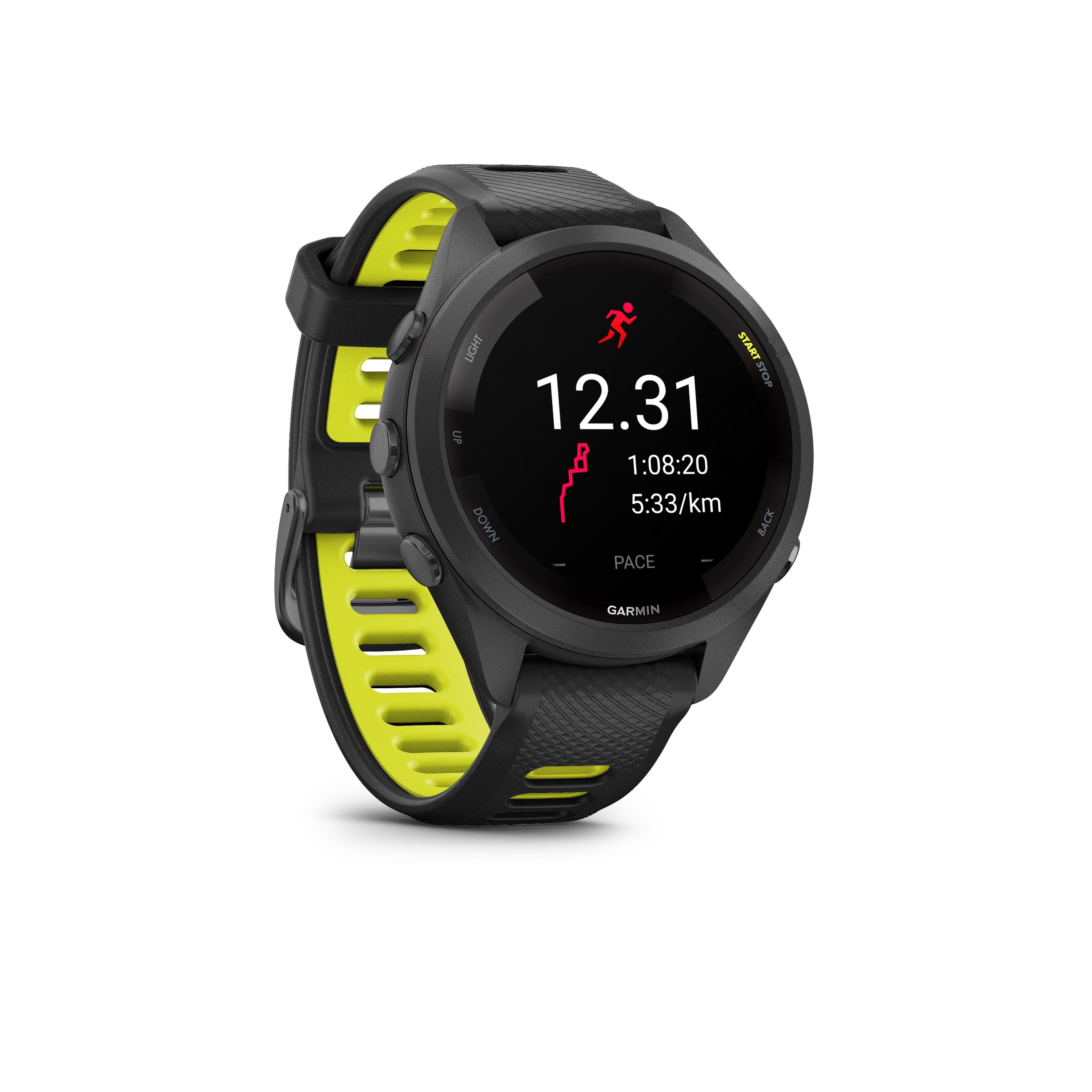 Cardio GPS Multi-Sport Smartwatch Forerunner 265S Music - Black/Yellow