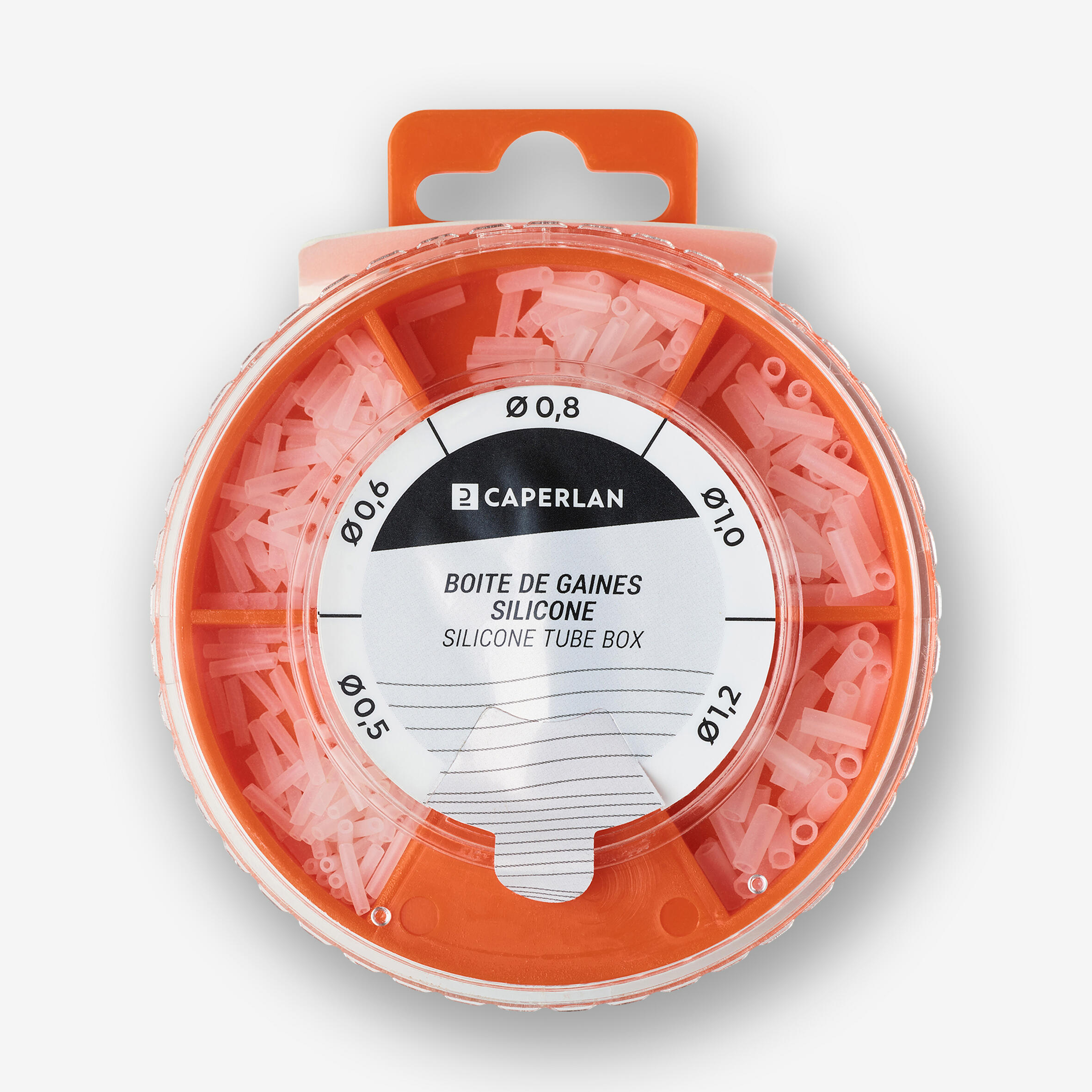 SILICONE TUBE BOX TRANSPARENT STILL FISHING KIT