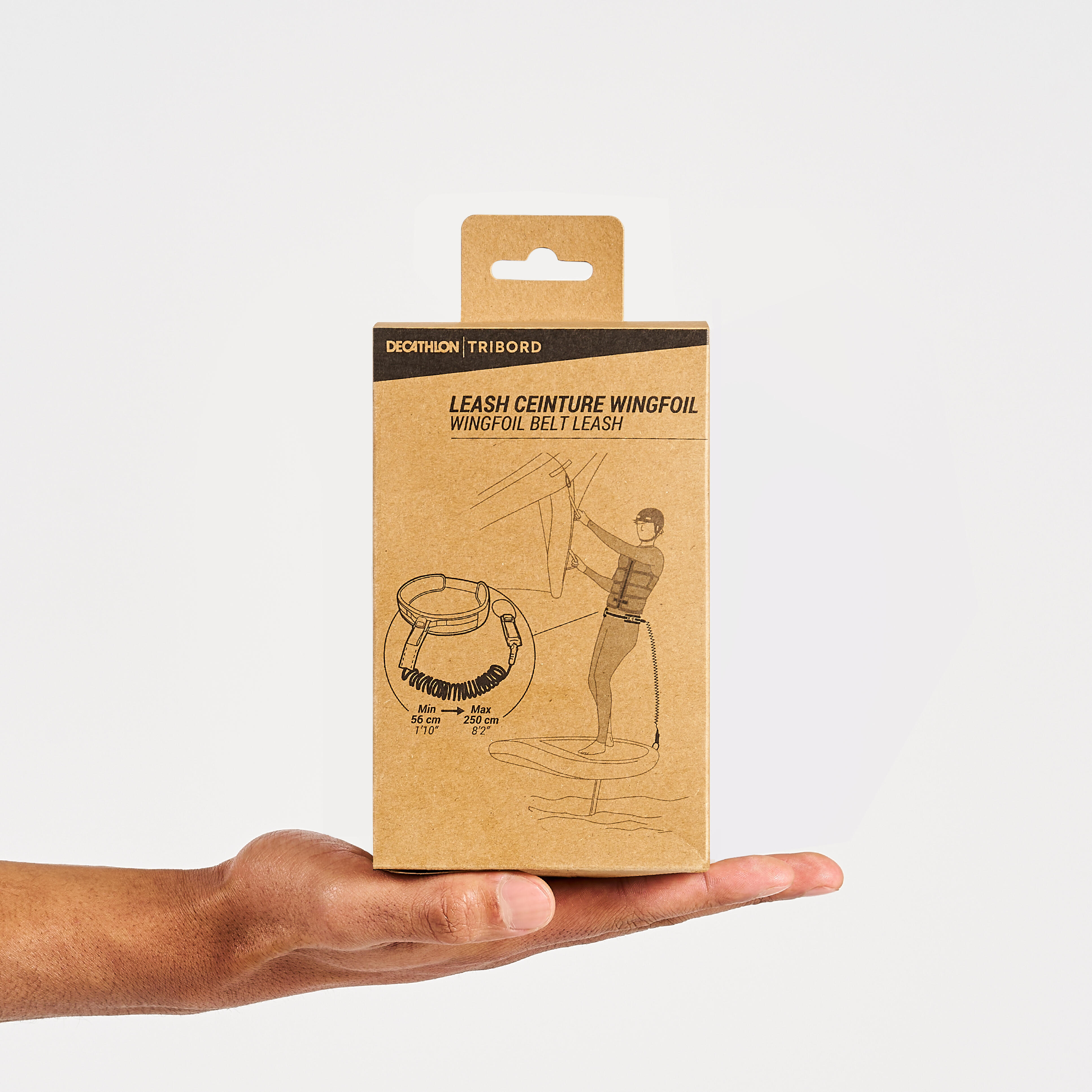 Belt leash for wing foil board 8'2