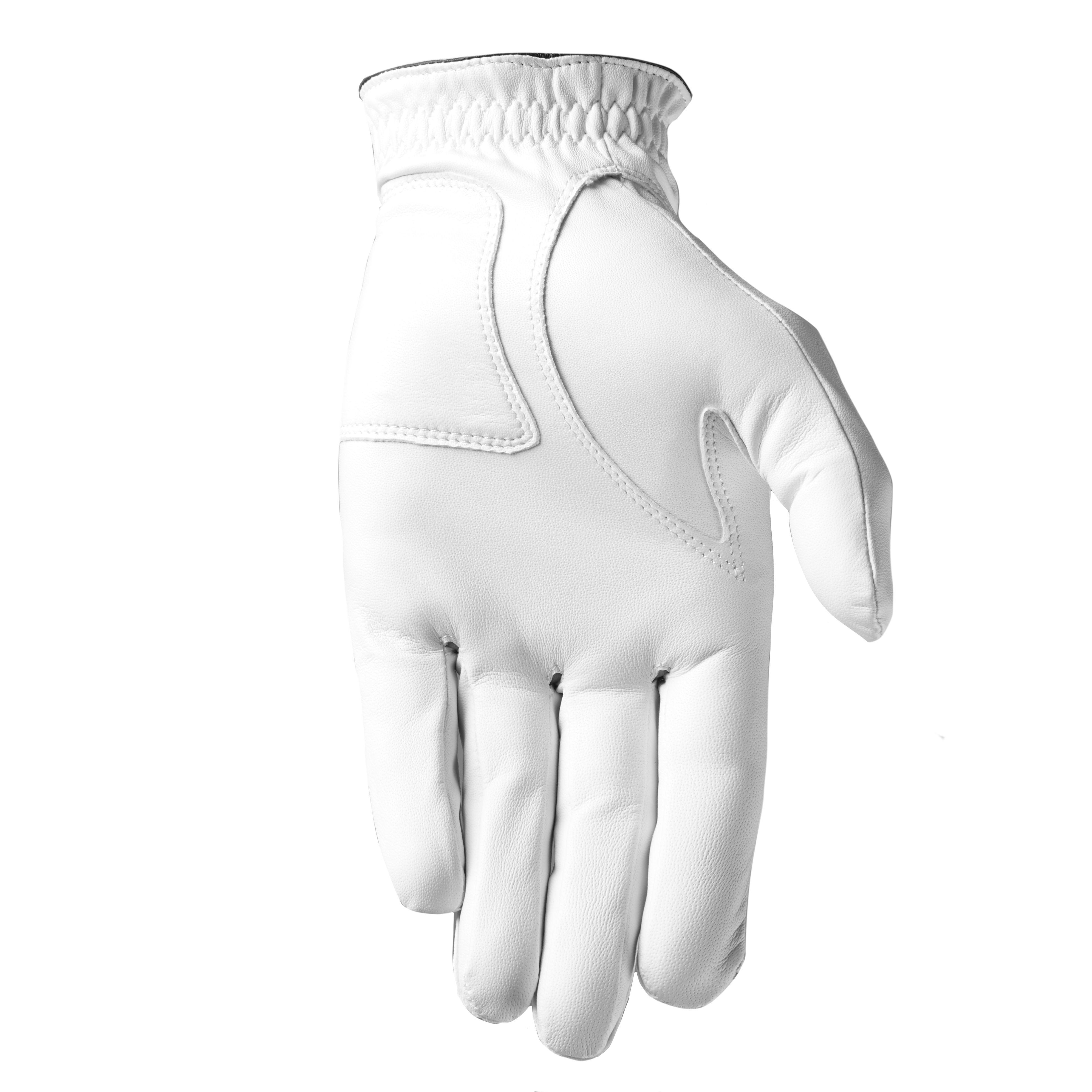 Men's golf glove right handed - 500 white