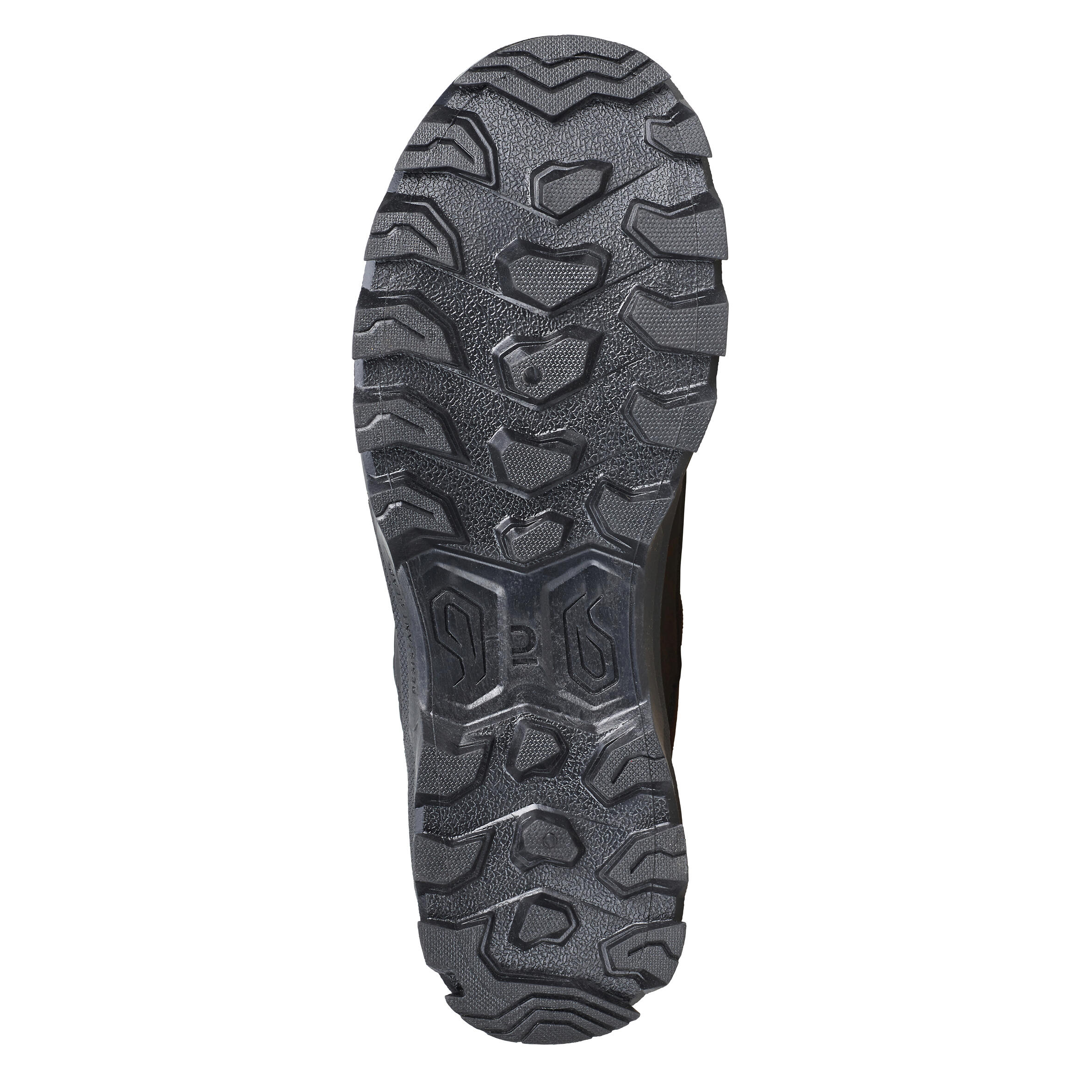 Breathable Hunting Shoes Crosshunt 100 brown low