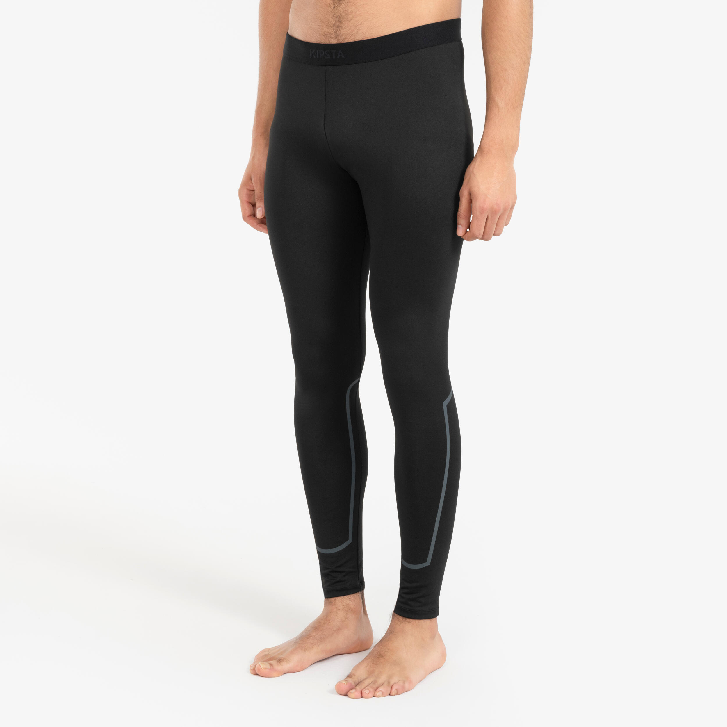 Adult Thermal Tights Keepconfort 100 - Black